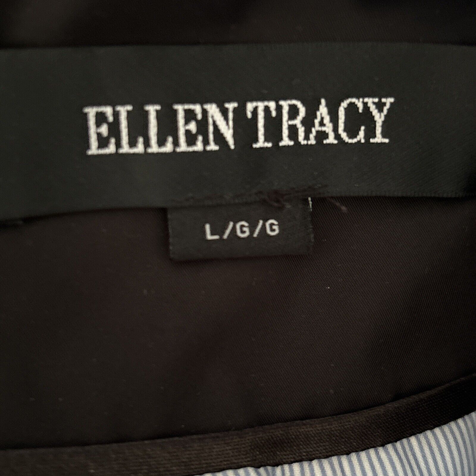 Ellen Tracy Ellen Tracy Outdoor Black Rain Jacket w/Hideaway Hood Size L Size L / US 10 / IT 46 - 7 Thumbnail