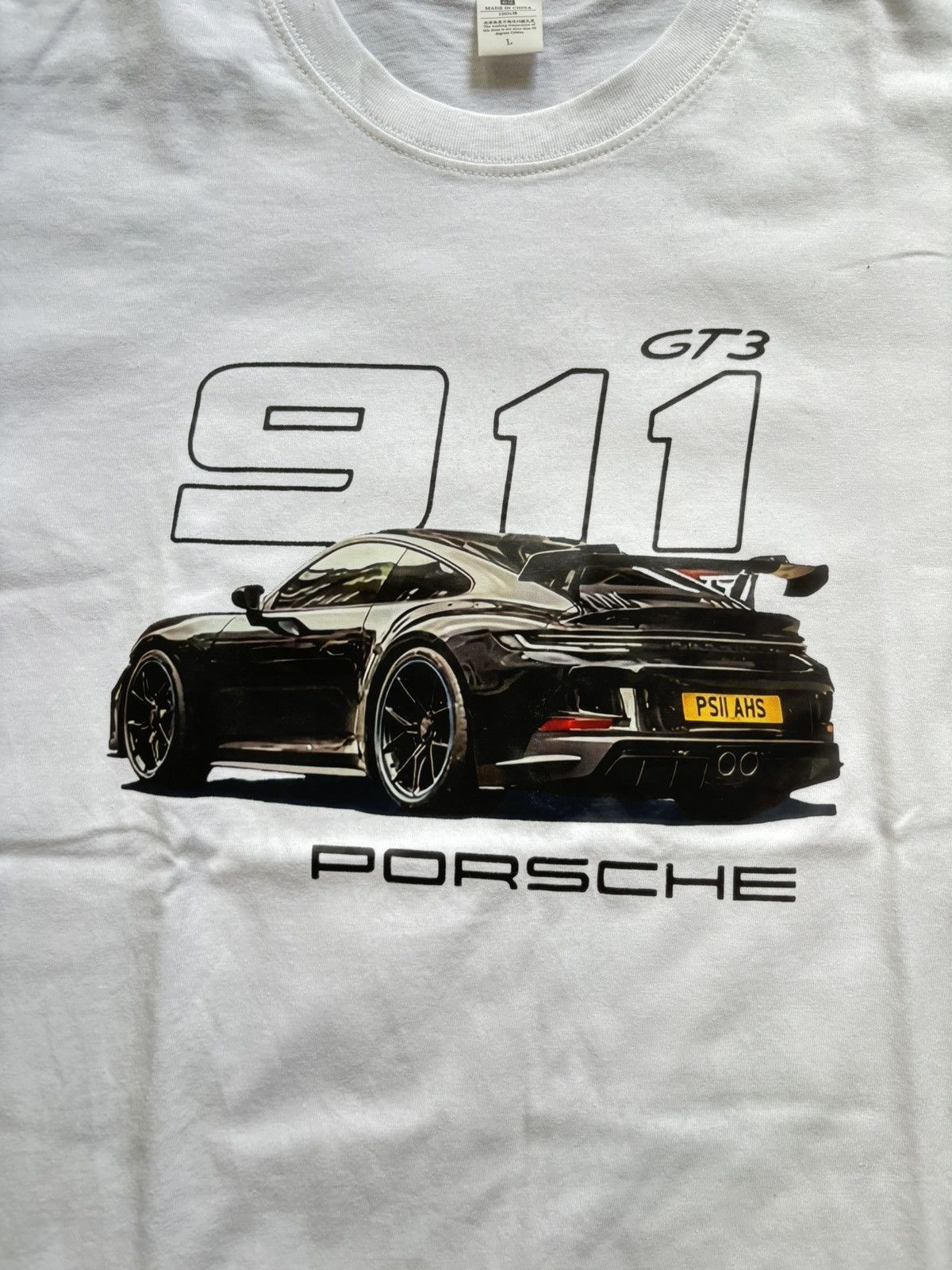 Porsche Design × Vintage Vintage racing Porsche 911 GT3 heavyweight white tee Size US M / EU 48-50 / 2 - 5 Thumbnail