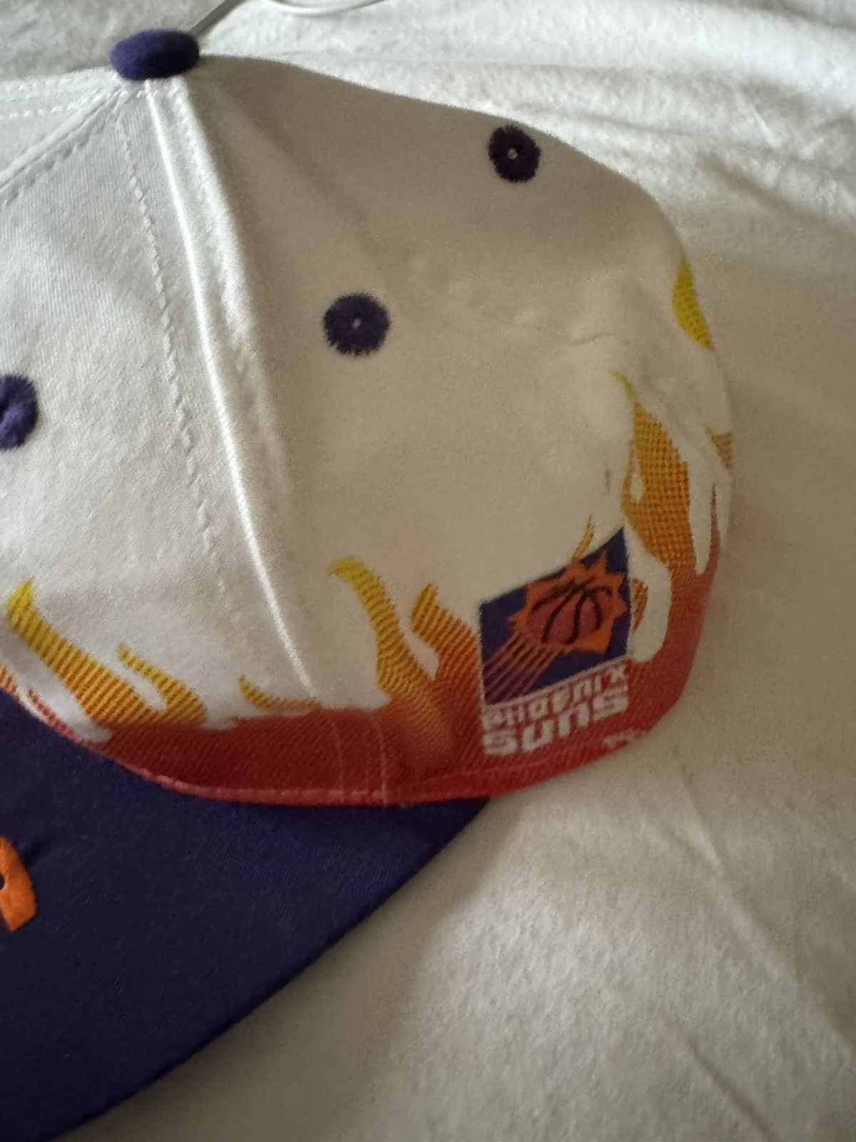 NBA × Vintage Phoenix Suns On Fire Hat Size ONE SIZE - 2 Thumbnail