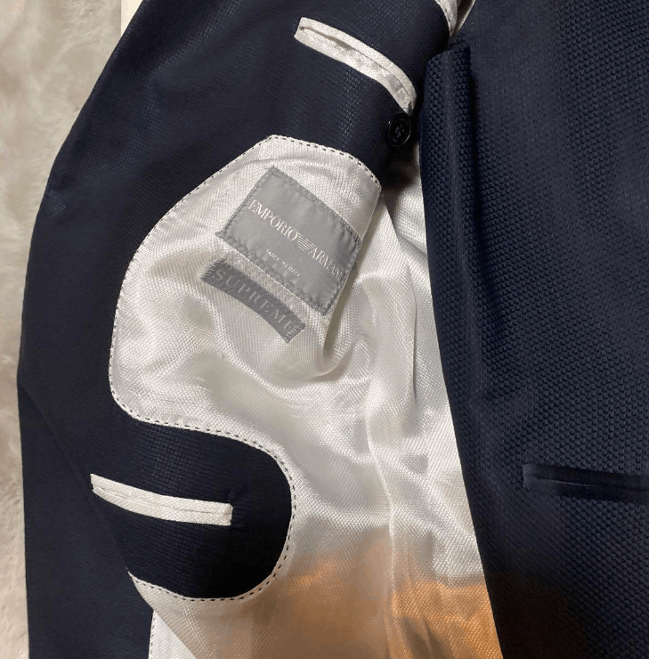 Emporio Armani Emporio Armani SUPREME Navy Blue Jacket and Vest Men Size 52R - 3 Thumbnail