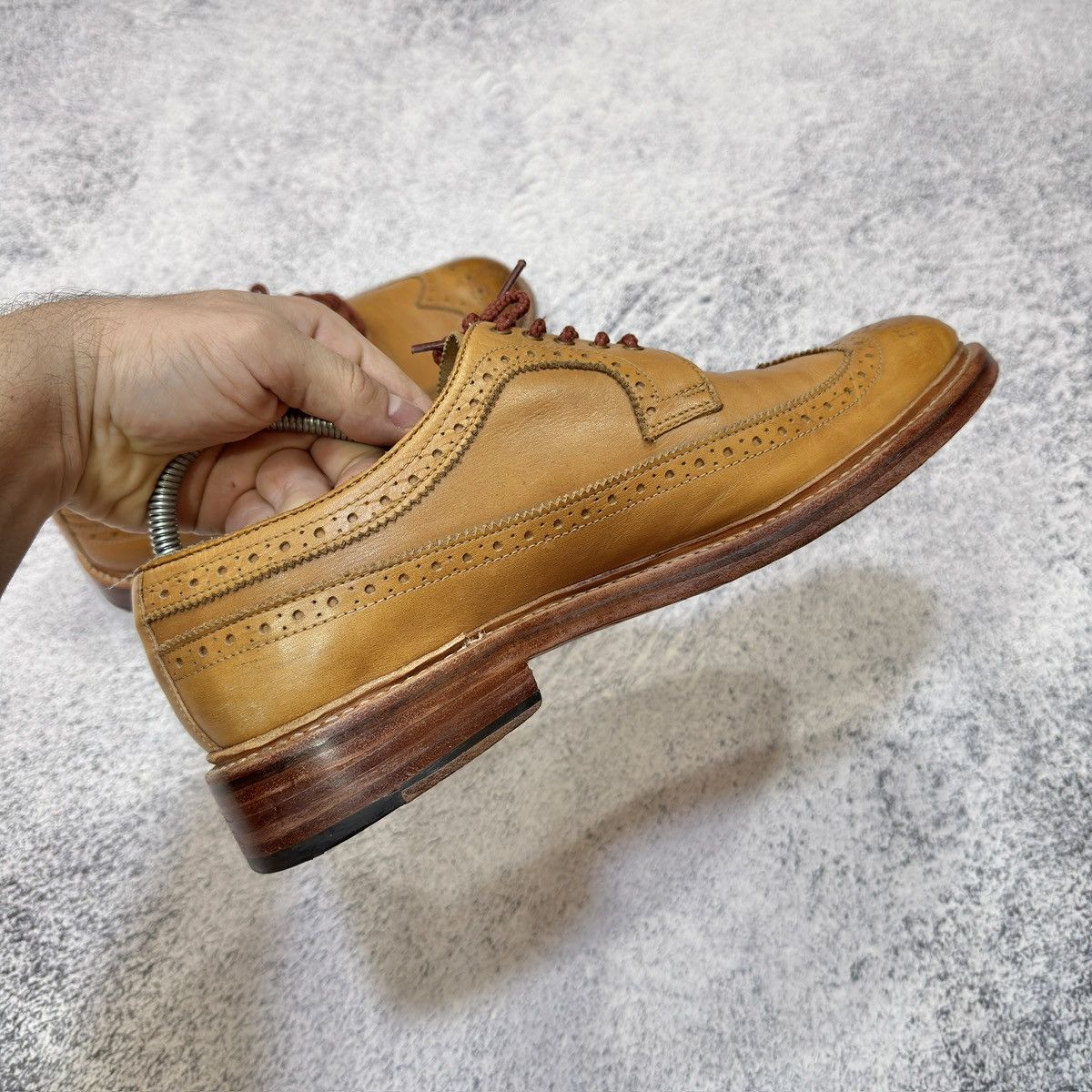 Other John White Tan Brown Welted Brogues US11.5 UK11 EU46 29.5cm Size US 11.5 / EU 44-45 - 8 Thumbnail