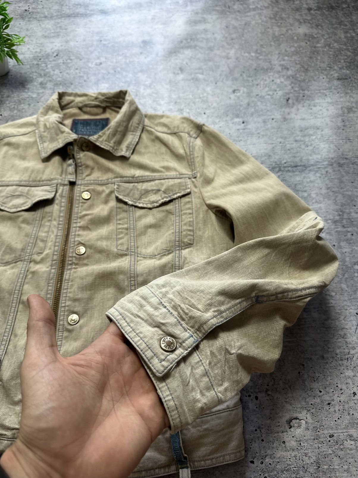 Marithe + Francois Girbaud Vintage Marithe Francois Girbaud Faded Archive Y2K Jacket Size M / US 6-8 / IT 42-44 - 6 Thumbnail