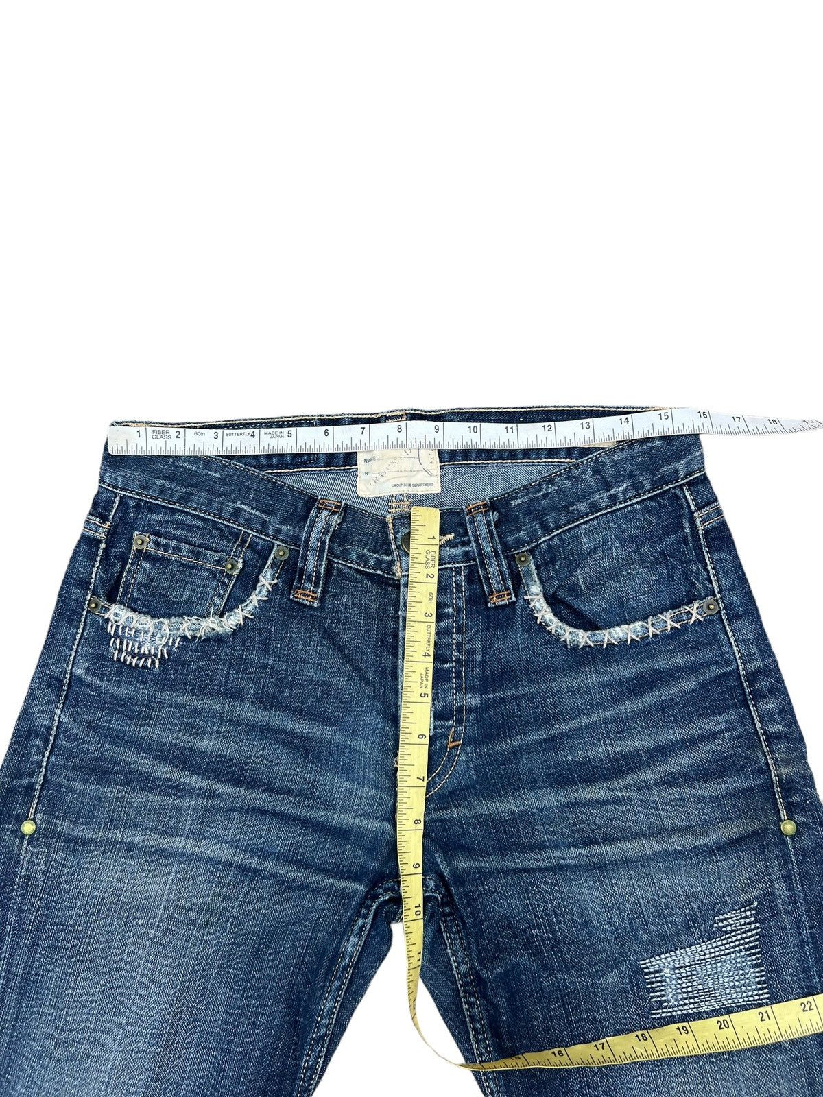 Jimmy Taverniti Taverniti Fonda 17 Distressed Denim Jeans Size US 30 / EU 46 - 3 Thumbnail