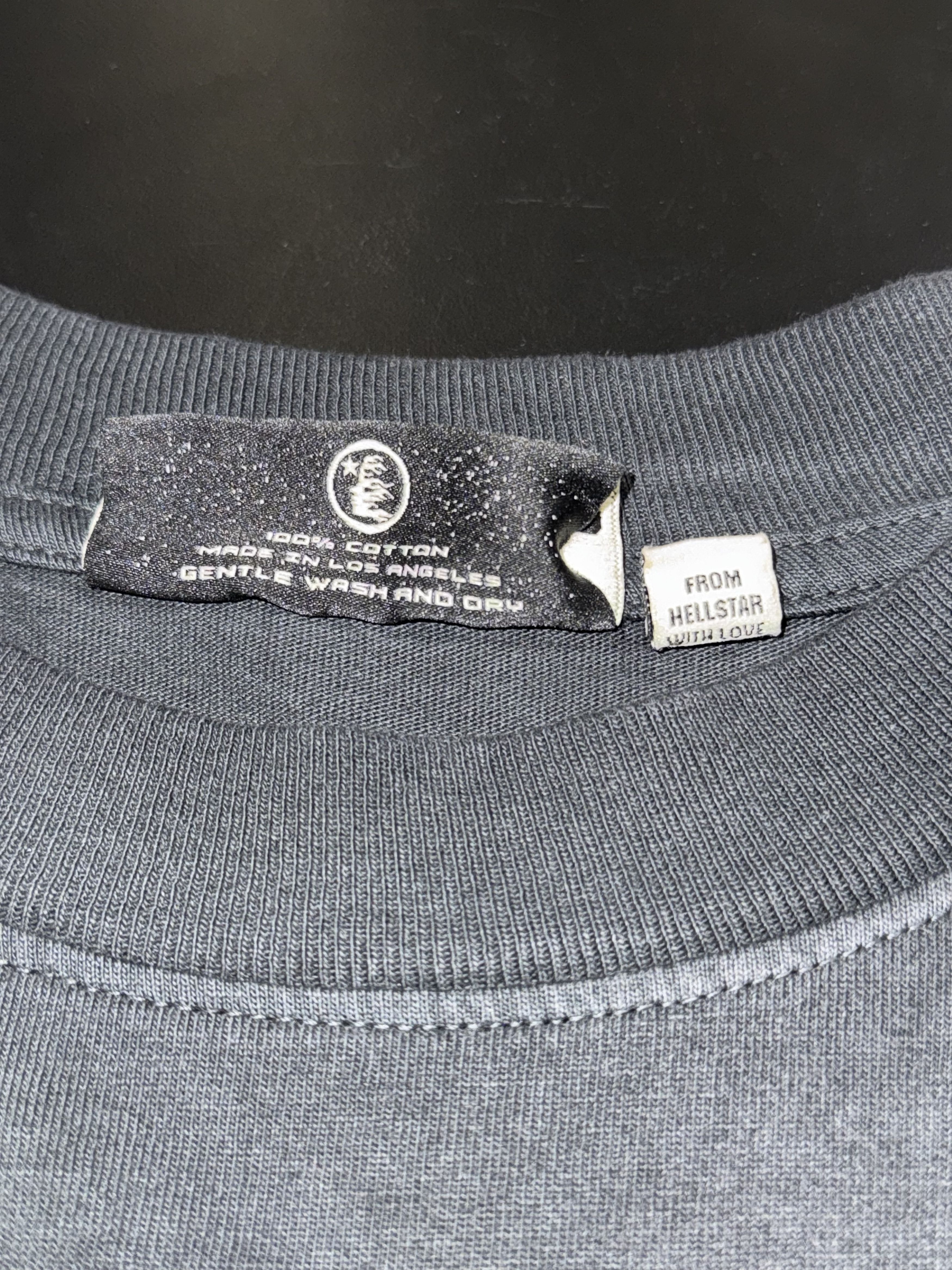 HELLSTAR Hellstar L/S Tee Black Sports Logo Gray Size US XXL / EU 58 / 5 - 3 Thumbnail