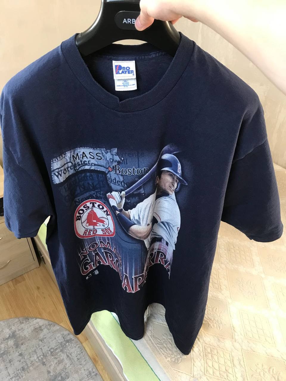 MLB 🔥 1997 Nomar Garciaparra Boston Red Sox Pro Player MLB Shirt Size US XXL / EU 58 / 5 - 5 Thumbnail