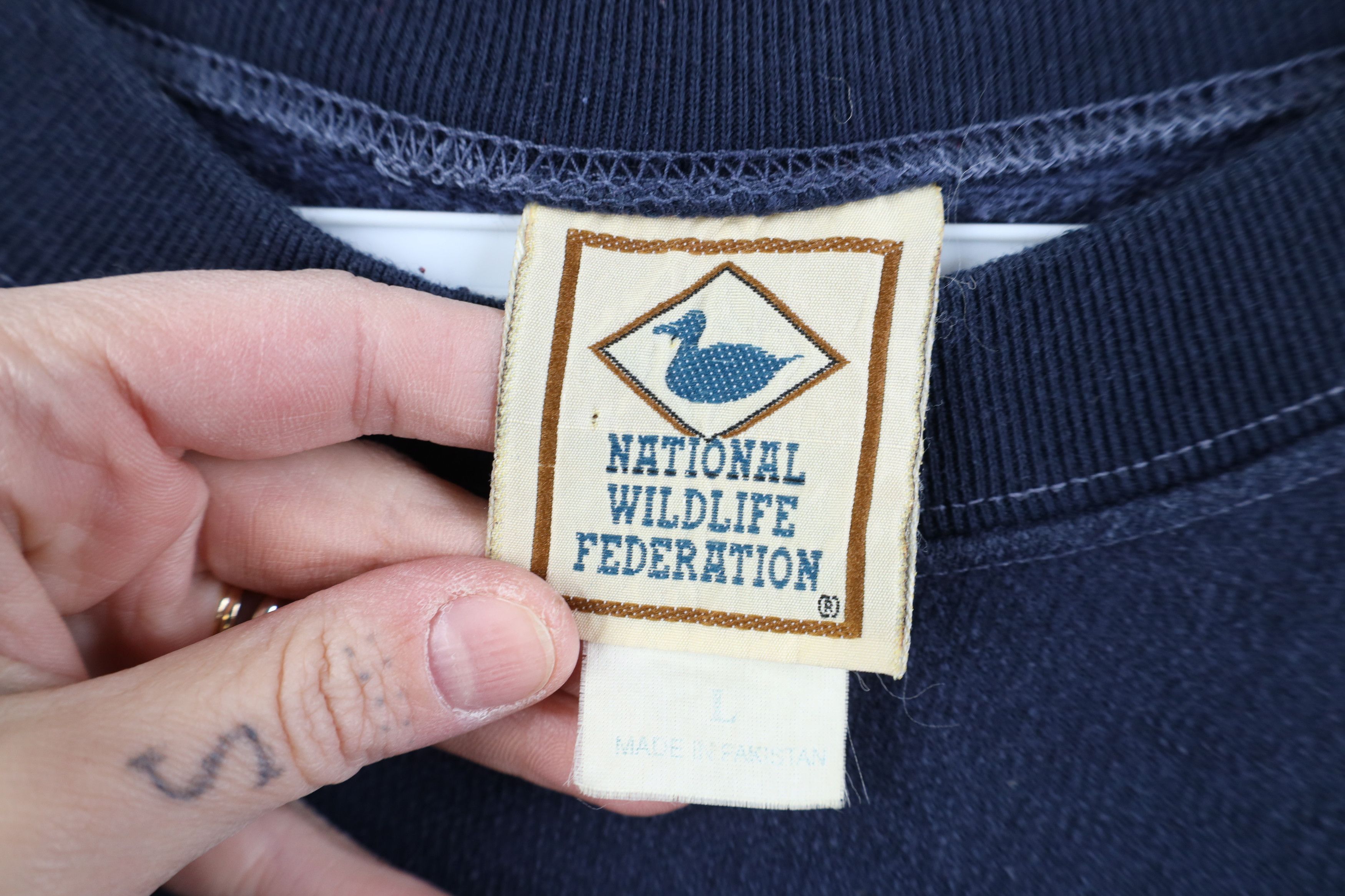 Vintage Vintage 90s National Wildlife Federation Pheasant Sweatshirt Size US L / EU 52-54 / 3 - 8 Thumbnail