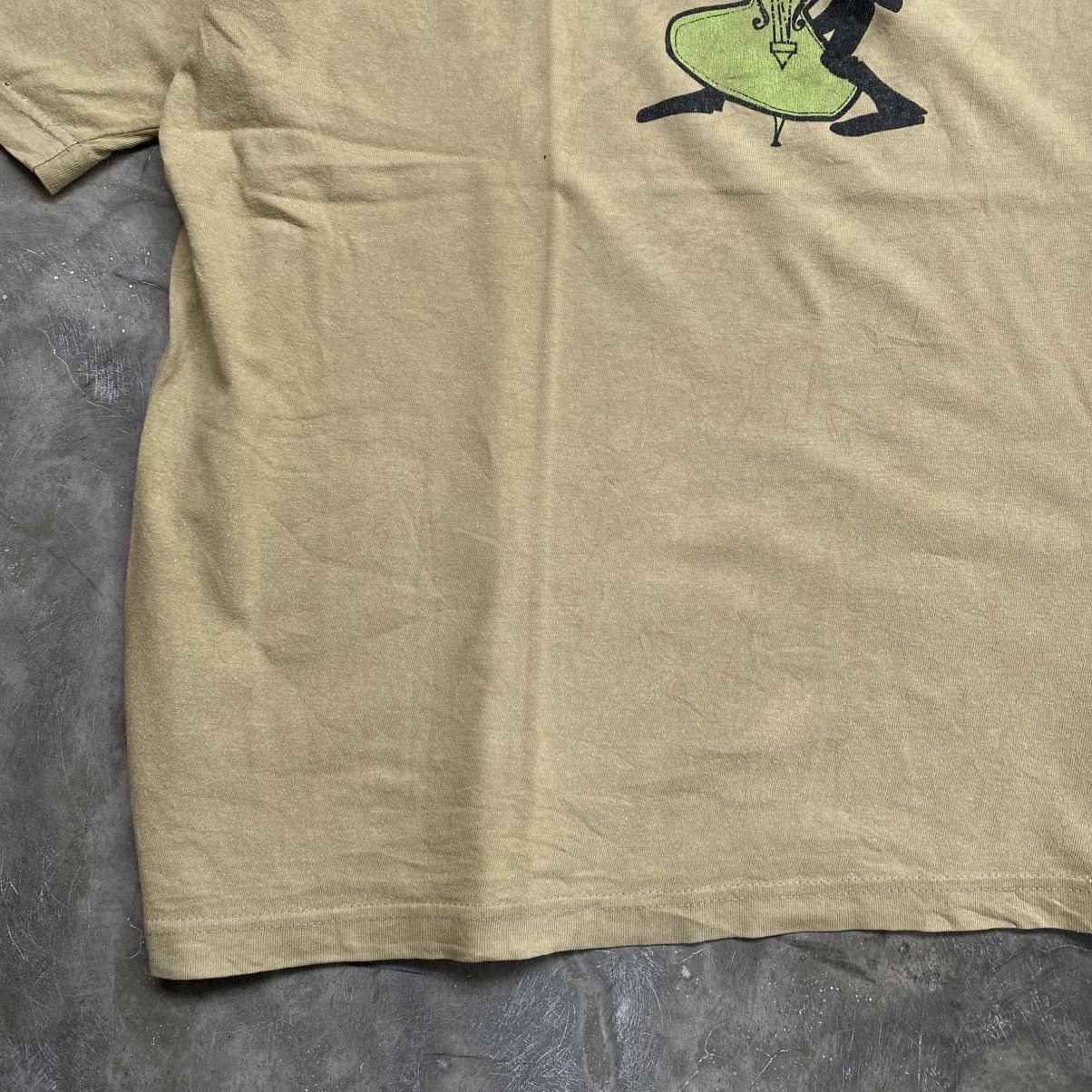 Stussy Vintage 90s Stussy Beige Knowledge Is King USA Tee Size US XXL / EU 58 / 5 - 8 Thumbnail