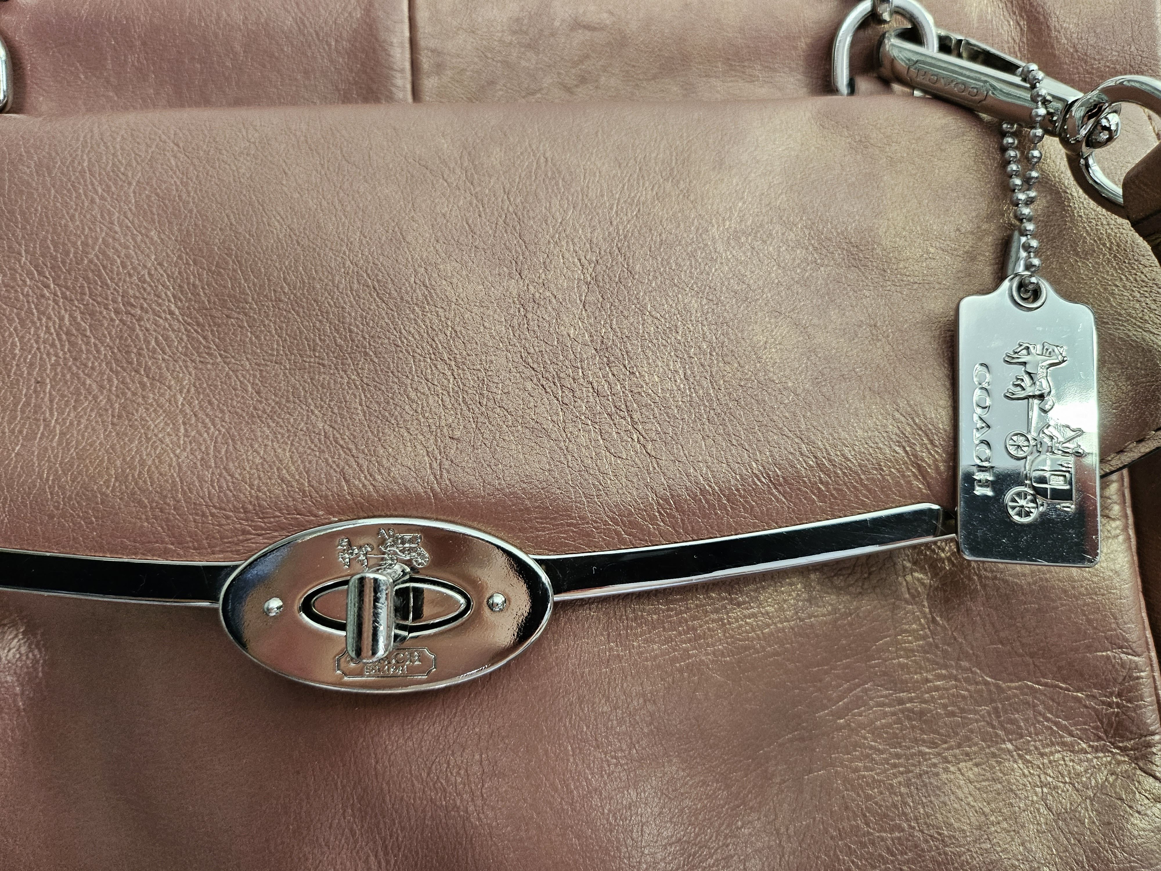 Coach Coach Iridescent Rose Gold Satchel Size ONE SIZE - 3 Thumbnail