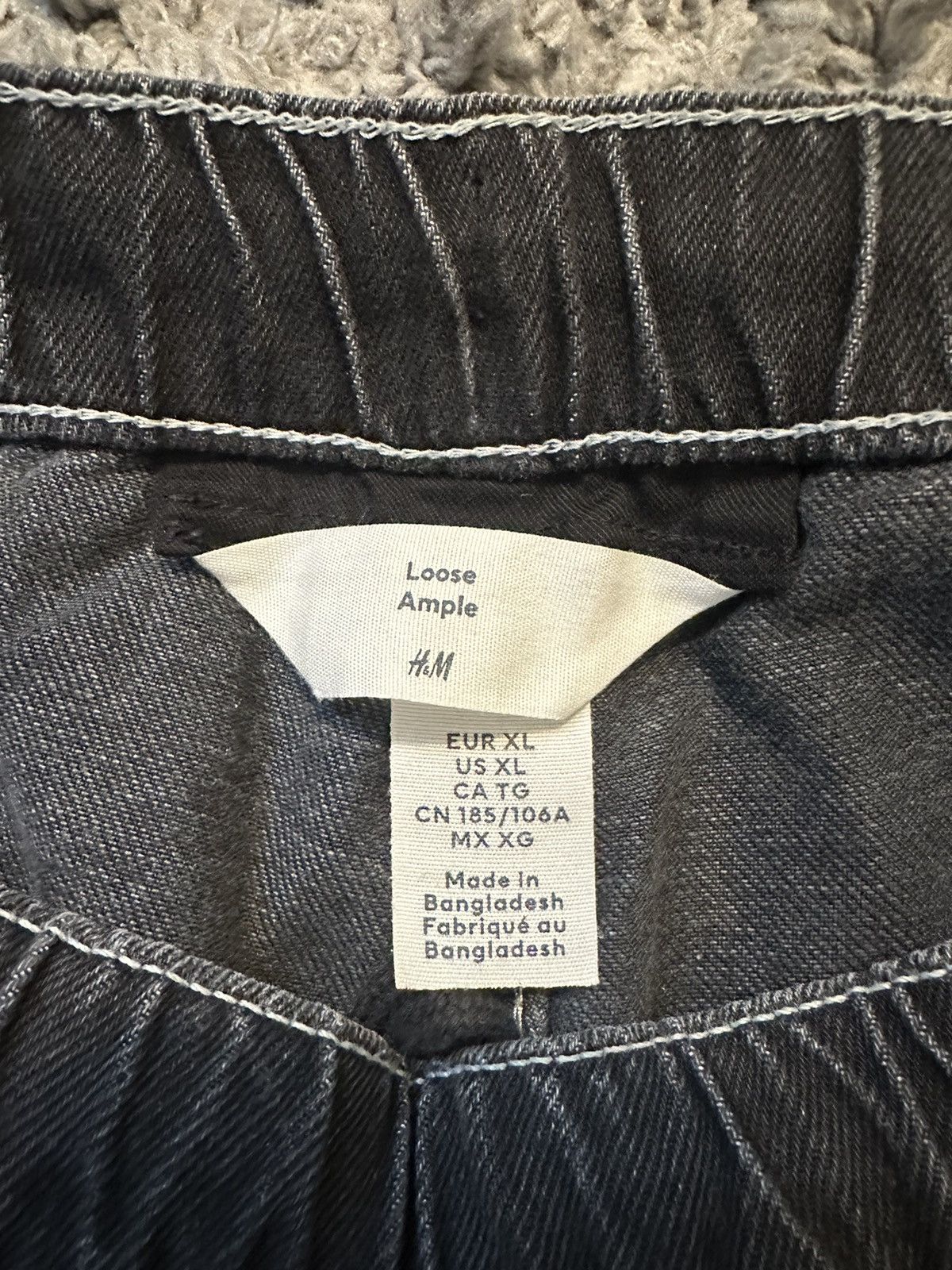 H&M Elastic Waist Cargo Denim Size US 36 / EU 52 - 4 Thumbnail