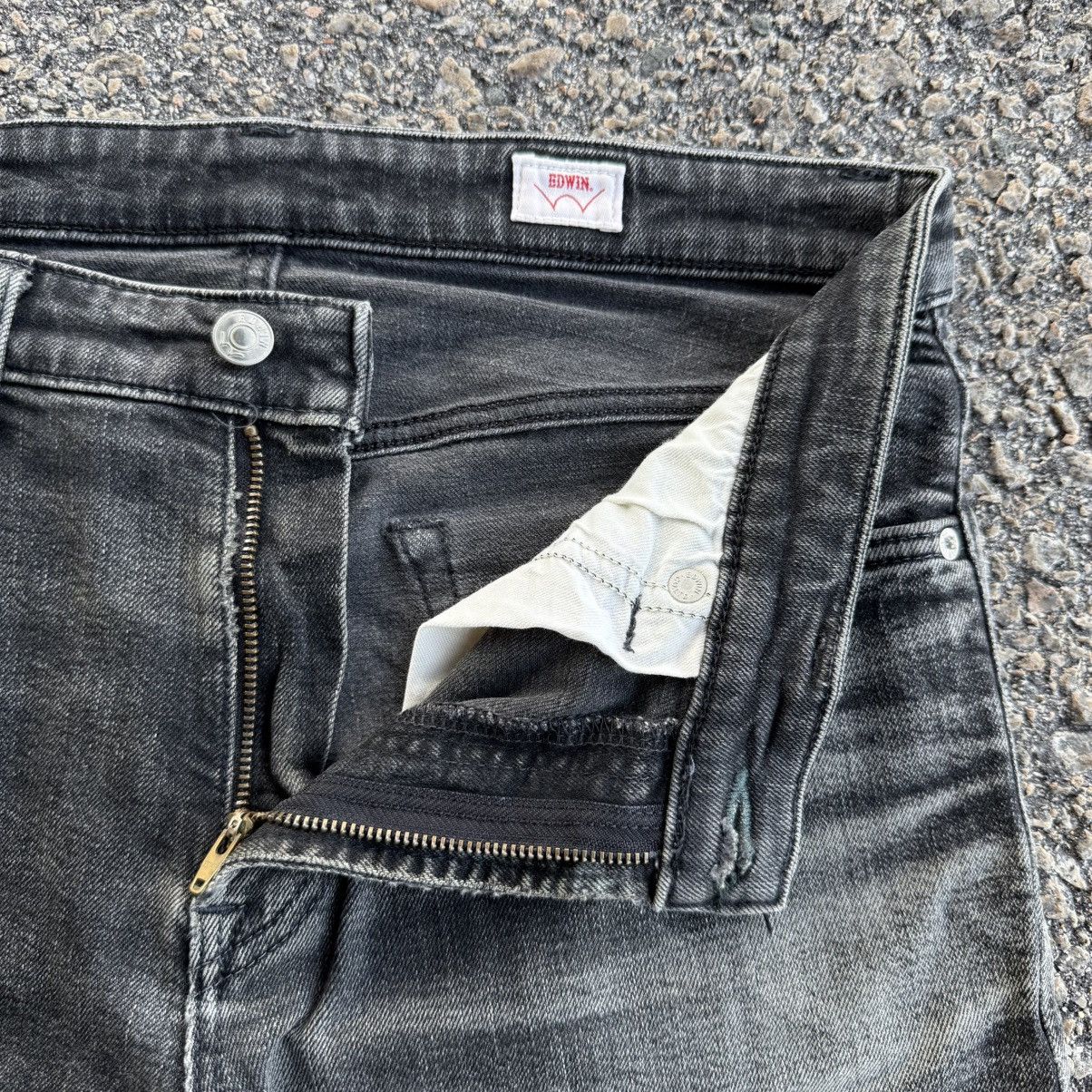 Edwin VINTAGE EDWIN BLACK DENIM FADED JEAN DENIM PANTS Size US 33 - 8 Thumbnail