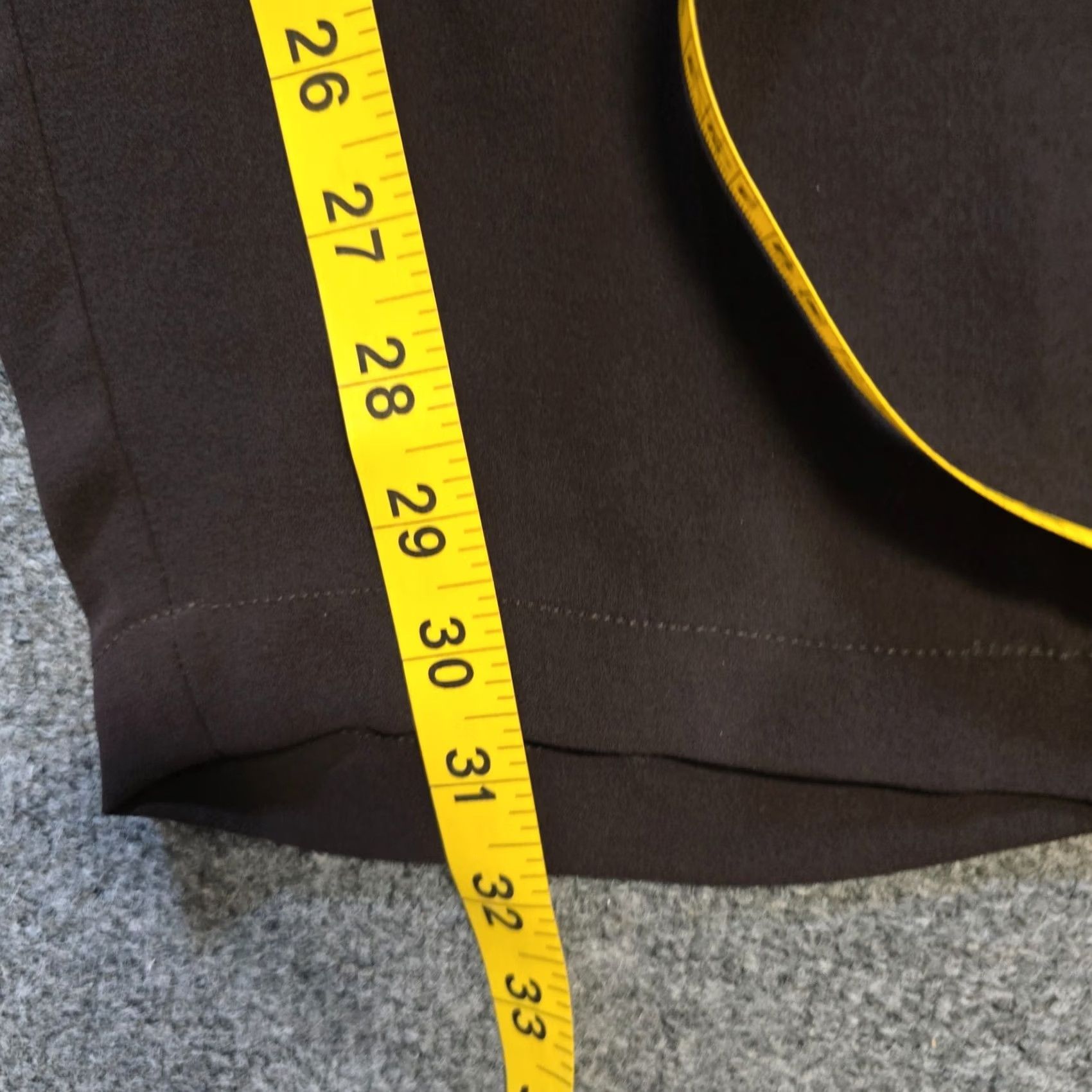 Eileen Fisher Eileen Fisher Pants Womens XL Brown Silk Tapered Lightweight Crepe Career Dress Pants Size 40" / US 18 - 7 Thumbnail