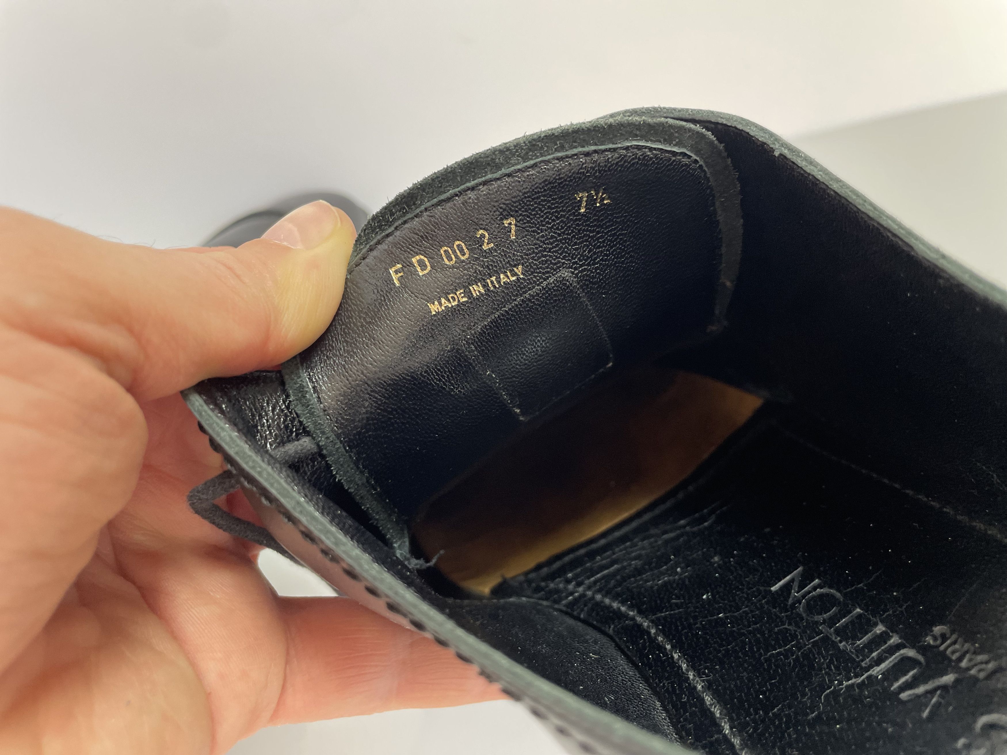 Louis Vuitton Louis Vuitton Men's Oxford Leather Shoes Size US 8.5 / EU 41-42 - 9 Thumbnail
