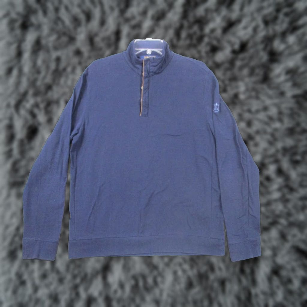 Ralph Lauren Polo Golf Ralph Lauren Pullover Large Navy Blue Snap Water Repellent Size US L / EU 52-54 / 3 - 1 Thumbnail