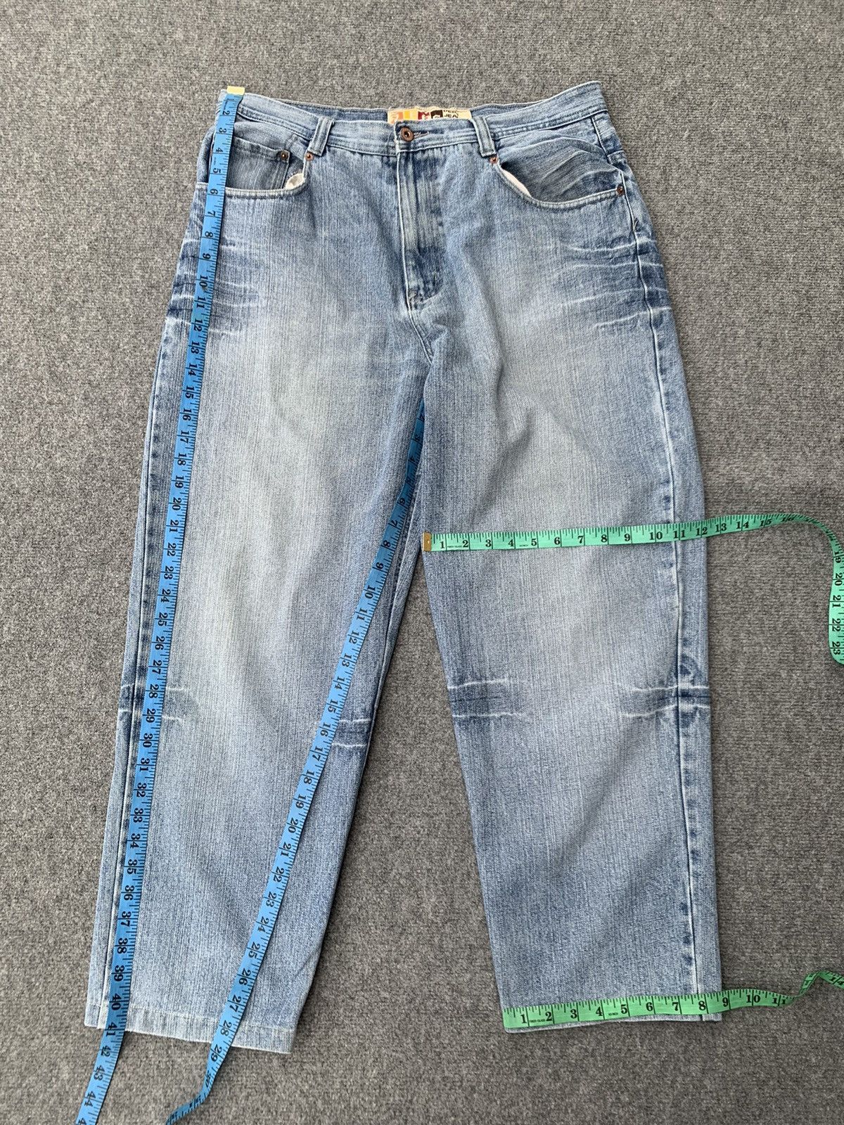 Pepe Jeans Y2K Pepe Jeans London Light Wash Baggy Fit Denim Jeans Size US 36 / EU 52 - 8 Thumbnail