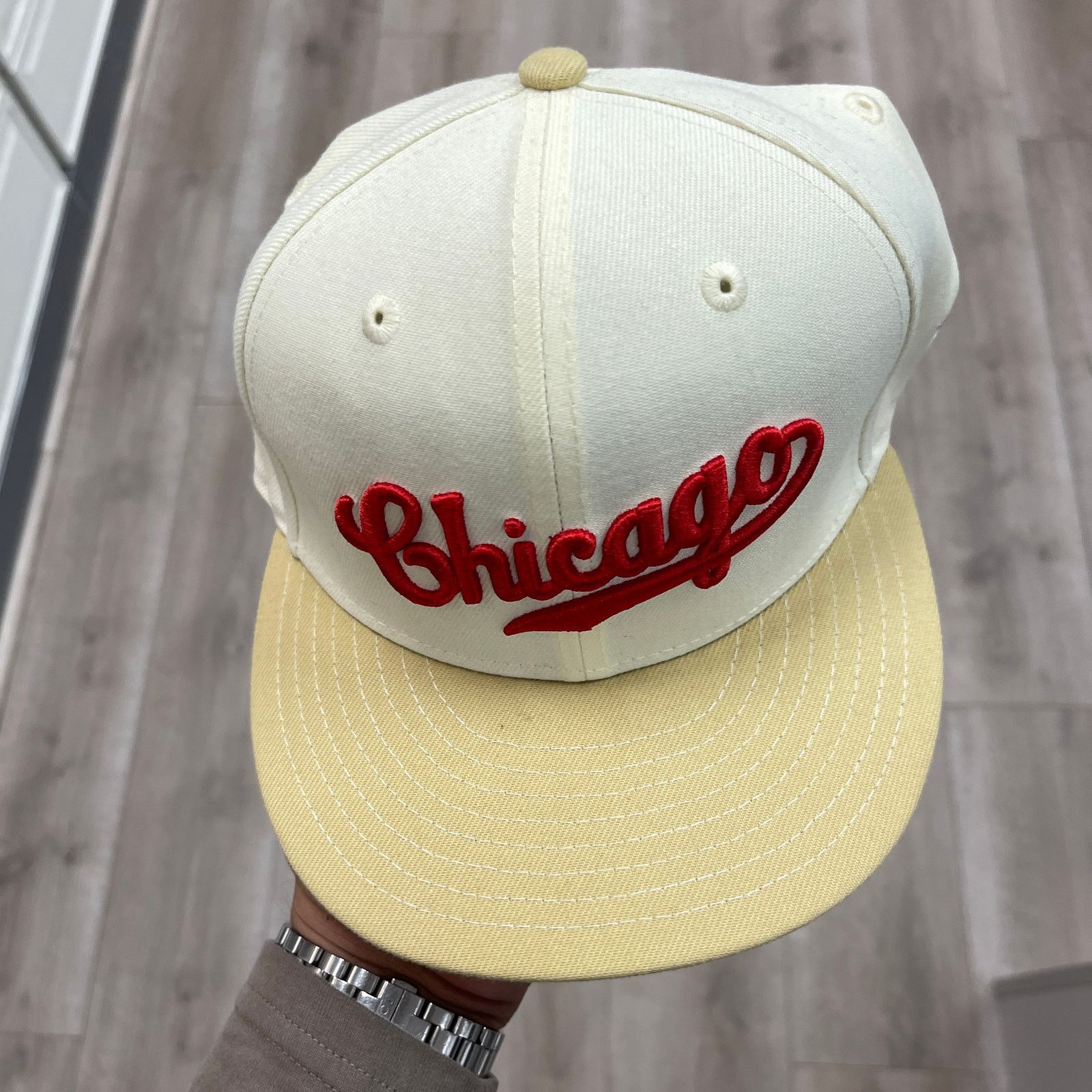New Era Chicago Cubs New Era Ultra Script Fitted Hat Cap size 7 1/4 Size ONE SIZE - 3 Thumbnail