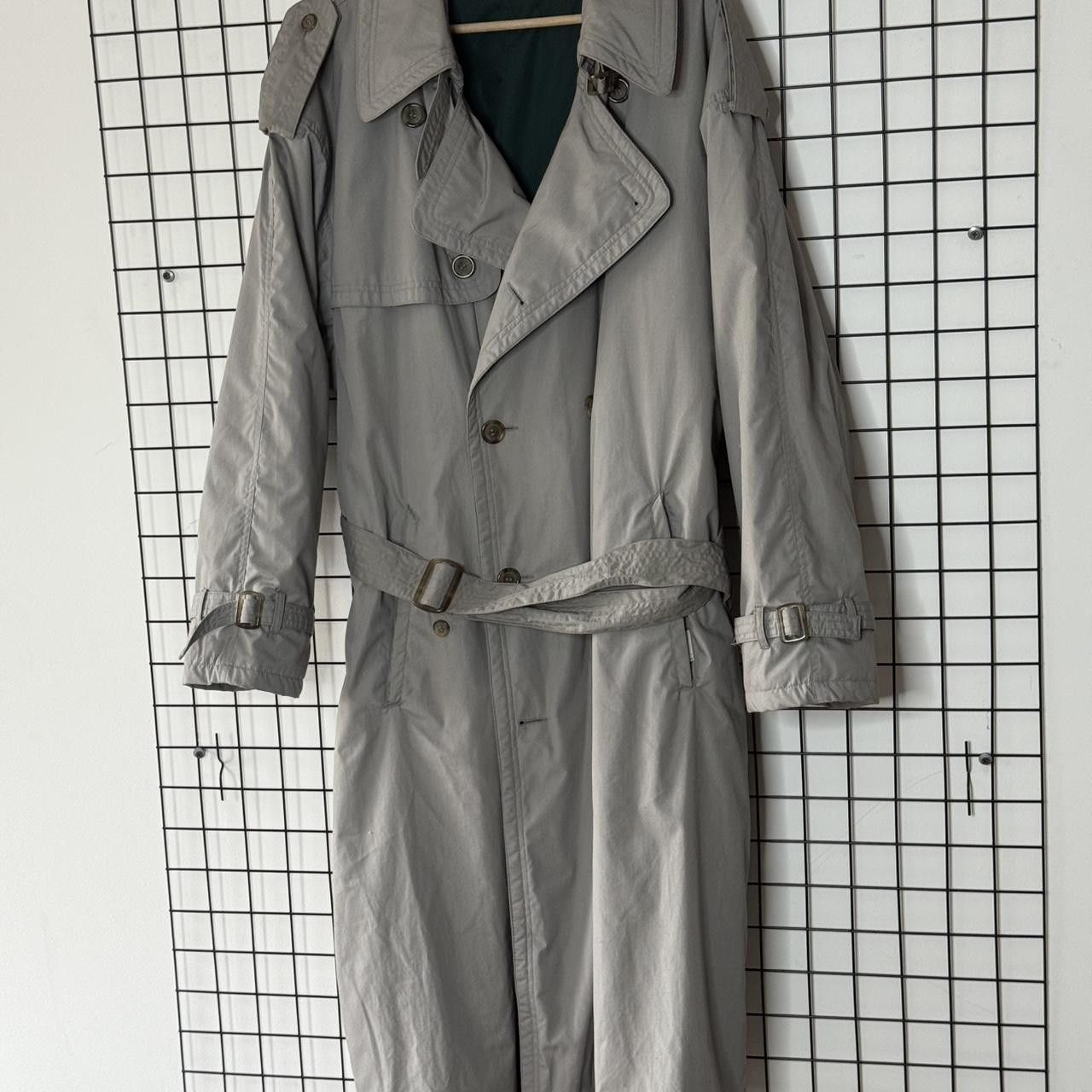 Vintage Trench Coat Grey Vintage With Wool Lining Retro Size US M / EU 48-50 / 2 - 3 Thumbnail