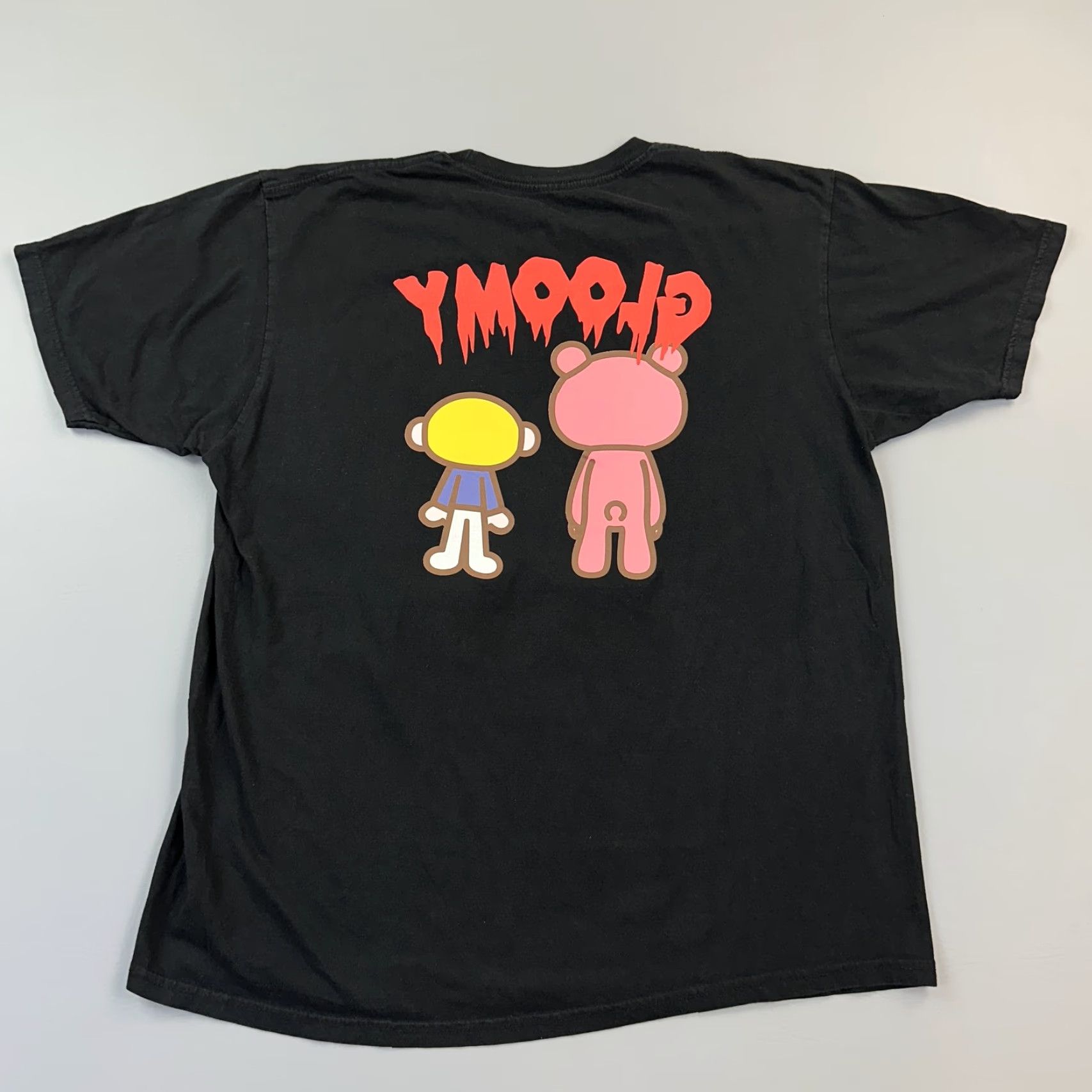 Vintage Gloomy Bear Shirt Mens XL Black Mori Chack Graphic Blood Stain Anime Tee Size US XL / EU 56 / 4 - 6 Thumbnail