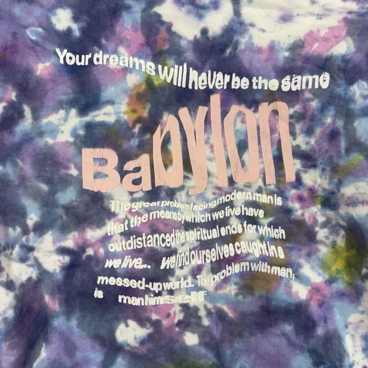 Babylon Babylon LA Psychedelic Tie-Dye Sweat Pullover Hoodie Size US M / EU 48-50 / 2 - 9 Thumbnail