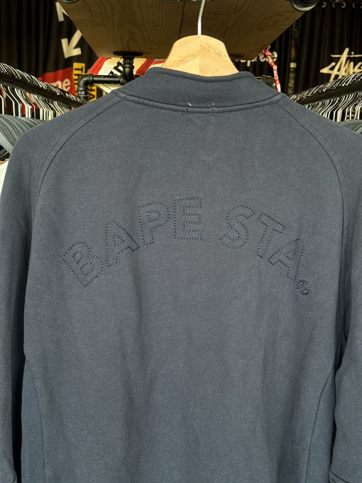 Bape BapeSta A Bathing Ape Zipper Cotton Jacket Size US XL / EU 56 / 4 - 5 Thumbnail