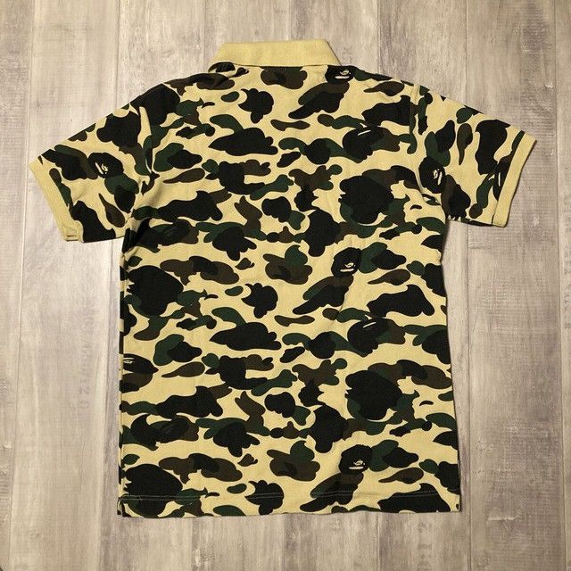 Bape 🔥Vintage🔥 BAPE CAMO Polo shirt 1st camo yellow a bathing ape Size US L / EU 52-54 / 3 - 3 Thumbnail