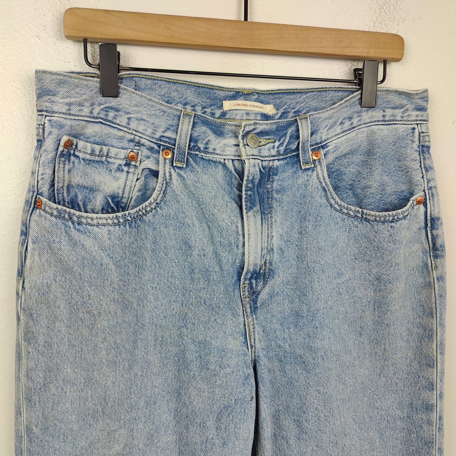 Levi's Levi's Low Pro Jeans Womens 29 Light Wash Baggy Loose 90s Size 29" - 2 Thumbnail