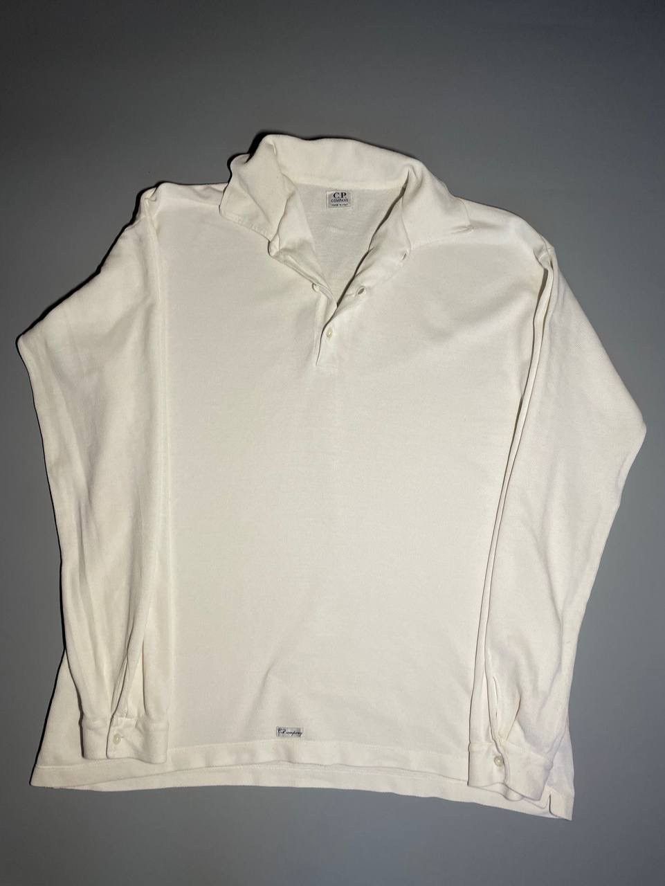 image of C P Company x Massimo Osti Archive C.p. Company 97’ Vintage Longsleeve Size L Massimo in White