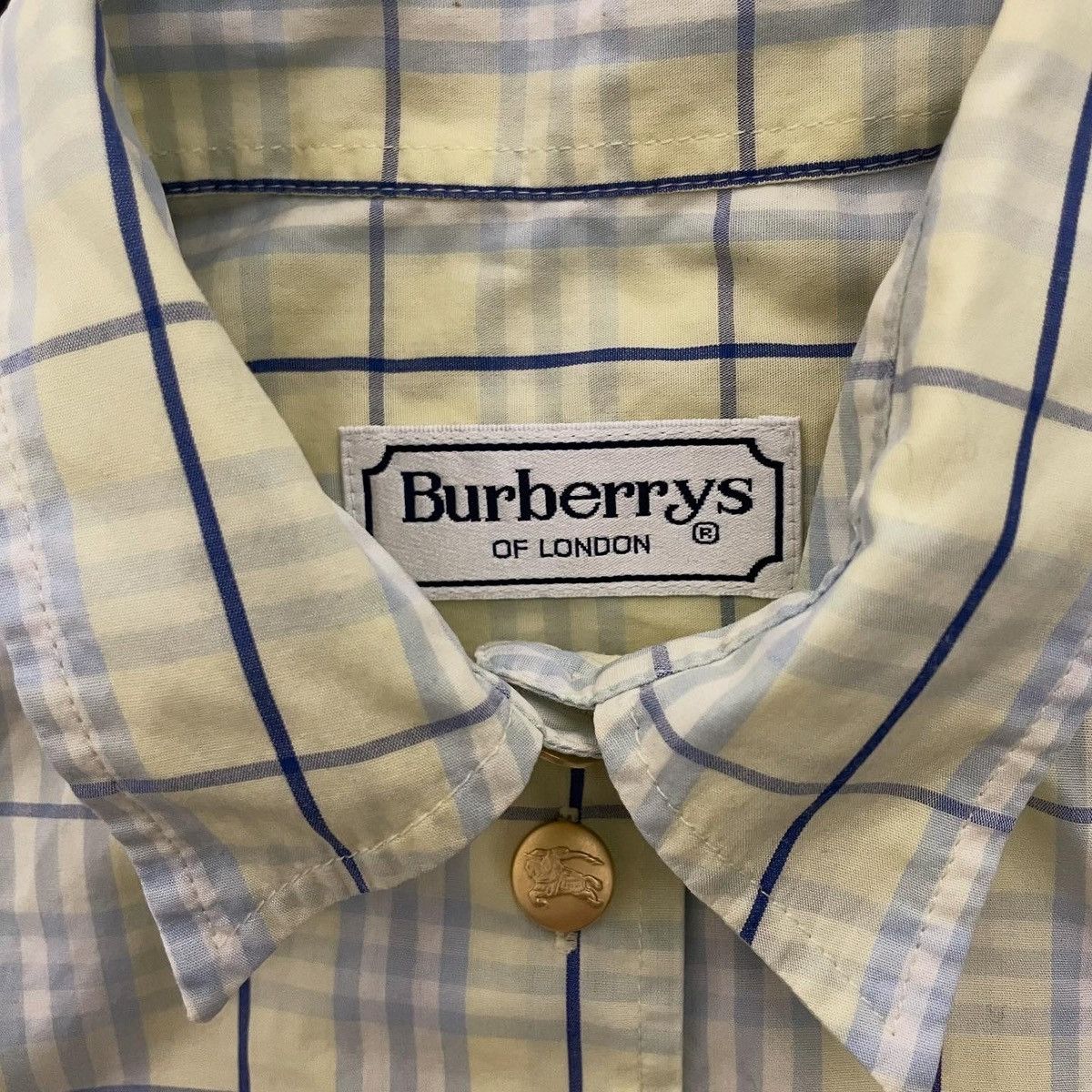 Burberry Burberry monogram shirts botton nova rare Size US M / EU 48-50 / 2 - 3 Thumbnail