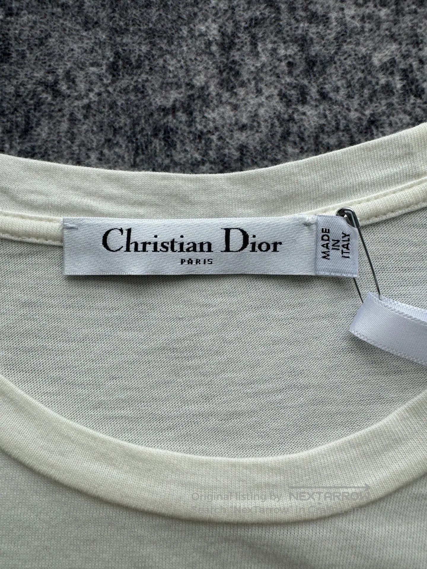 Dior Dior Slogan Logo Short Sleeve. Size XS / US 0-2 / IT 36-38 - 4 Thumbnail