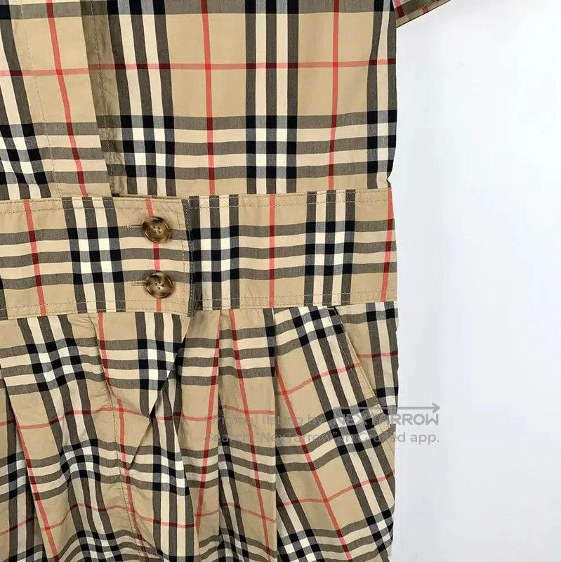 Burberry Burberry Brown Cotton Dress for Women. Size M / US 6-8 / IT 42-44 - 4 Thumbnail