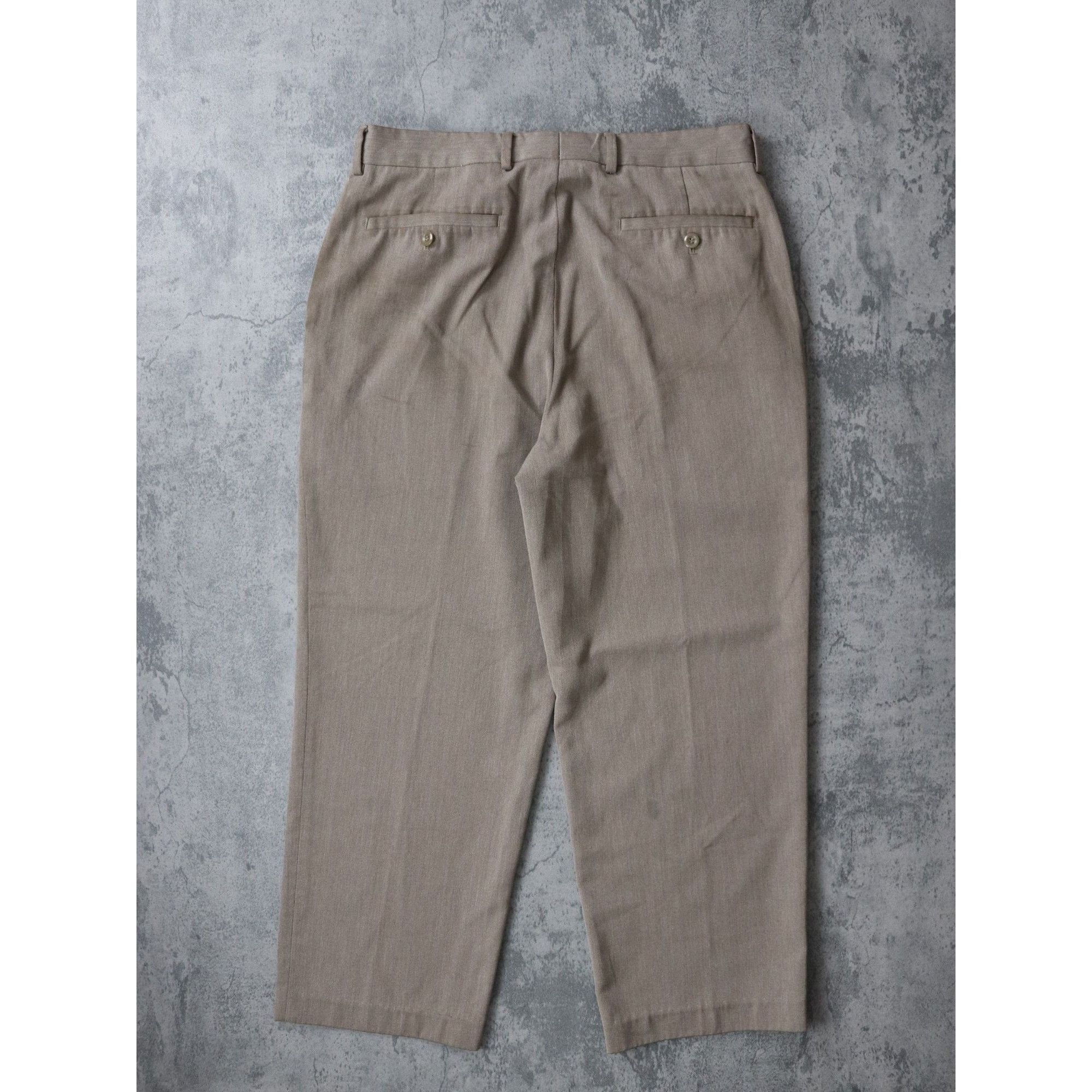 Vintage Vintage LR2 Louis Raphael Dress Pants Pleated Size US 34 / EU 50 - 2 Thumbnail