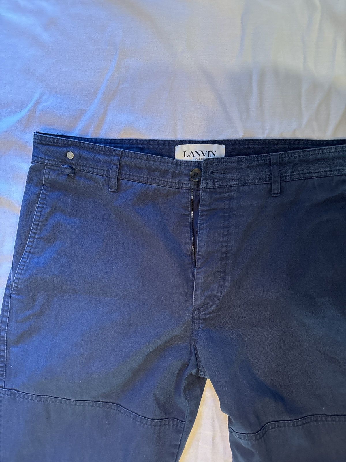 Lanvin Lanvin Utlity Style Pants - Dark Blur Size US 34 / EU 50 - 5 Thumbnail