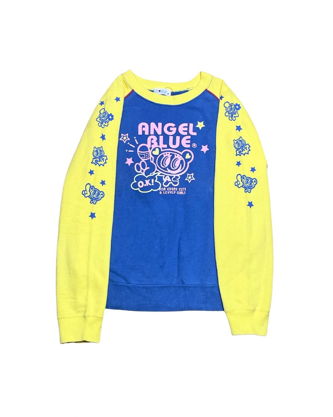 Angel Blue Vintage Angel Blue Raglan Sleeve Sweatshirt Size S / US 4 / IT 40 - 4 Thumbnail