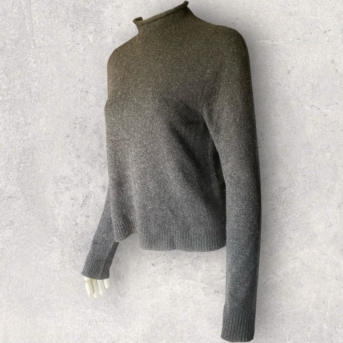 Hermes 2000’s Hermes By Margiela Mock Neck Cashmere Sweater Size XS / US 0-2 / IT 36-38 - 3 Thumbnail