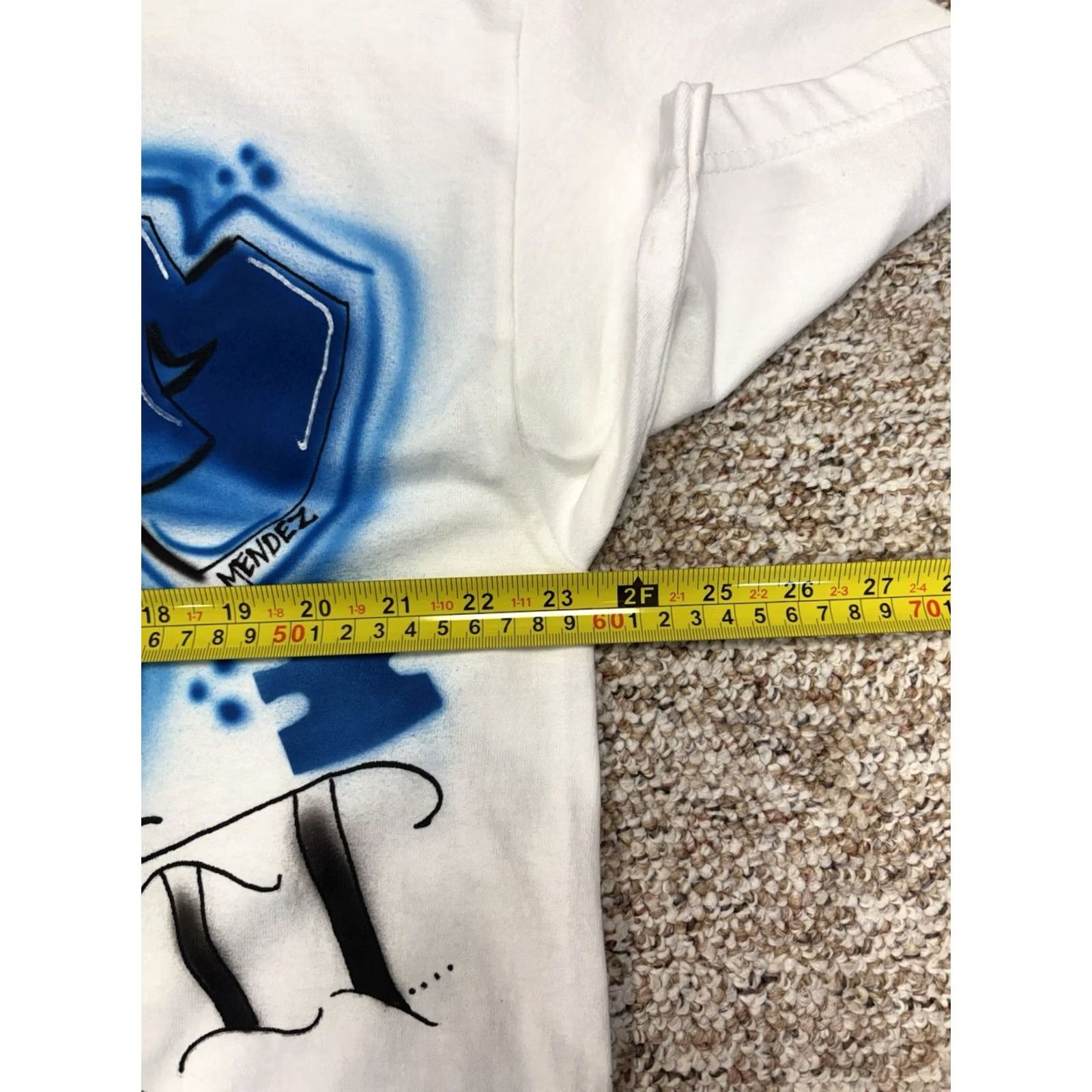AAA VINTAGE AAA Shirt Men XL White Autistic Dad Proud Of It 90s Graffiti Art Hipster Retro Activewear Graphic Print Crew Neck Short Sleeve Cotton Size US XL / EU 56 / 4 - 7 Thumbnail