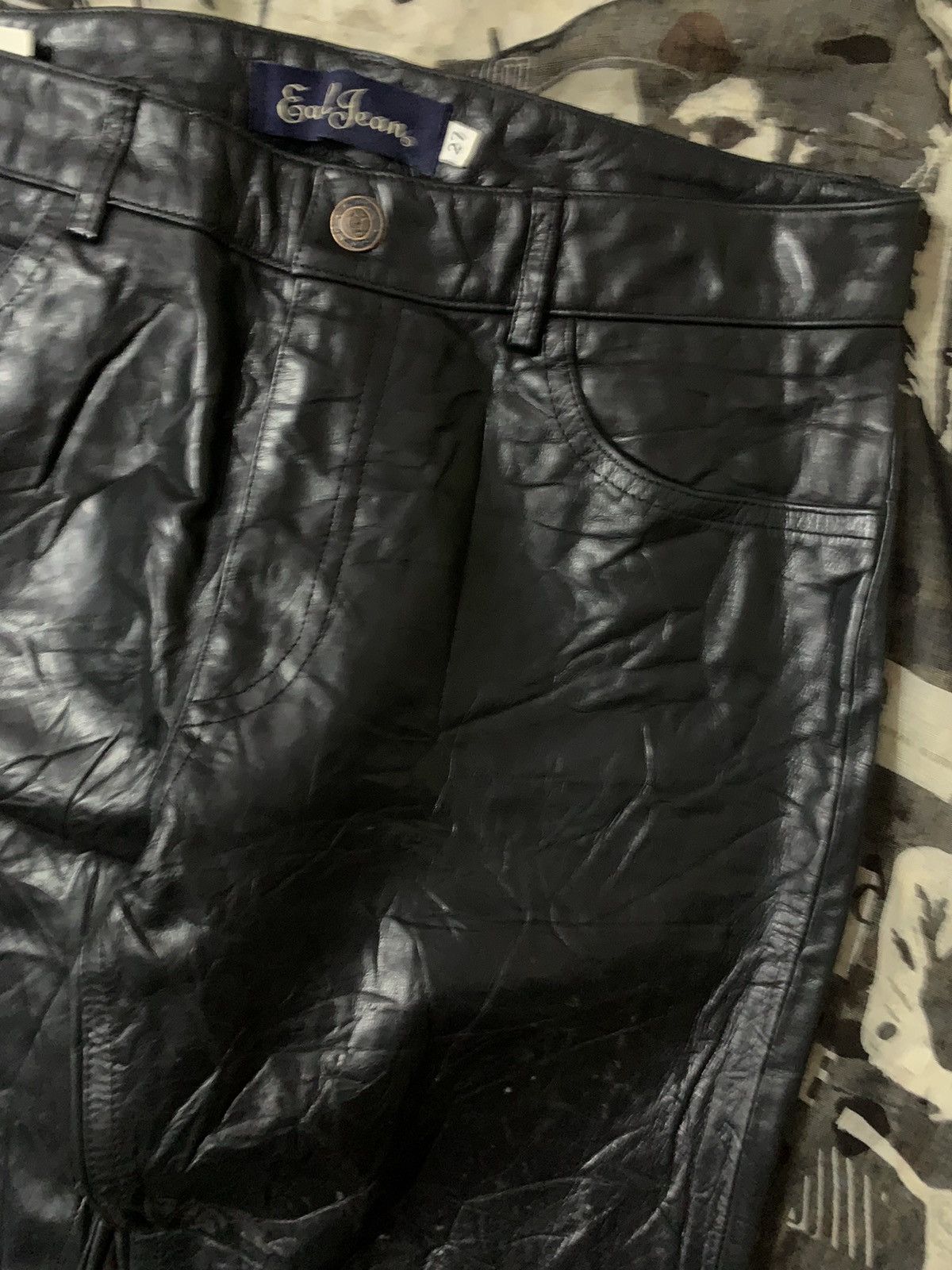 Earl Jeans 💥Avant Garde Earl Jean Leather Pant Size 27" / US 4 / IT 40 - 7 Thumbnail