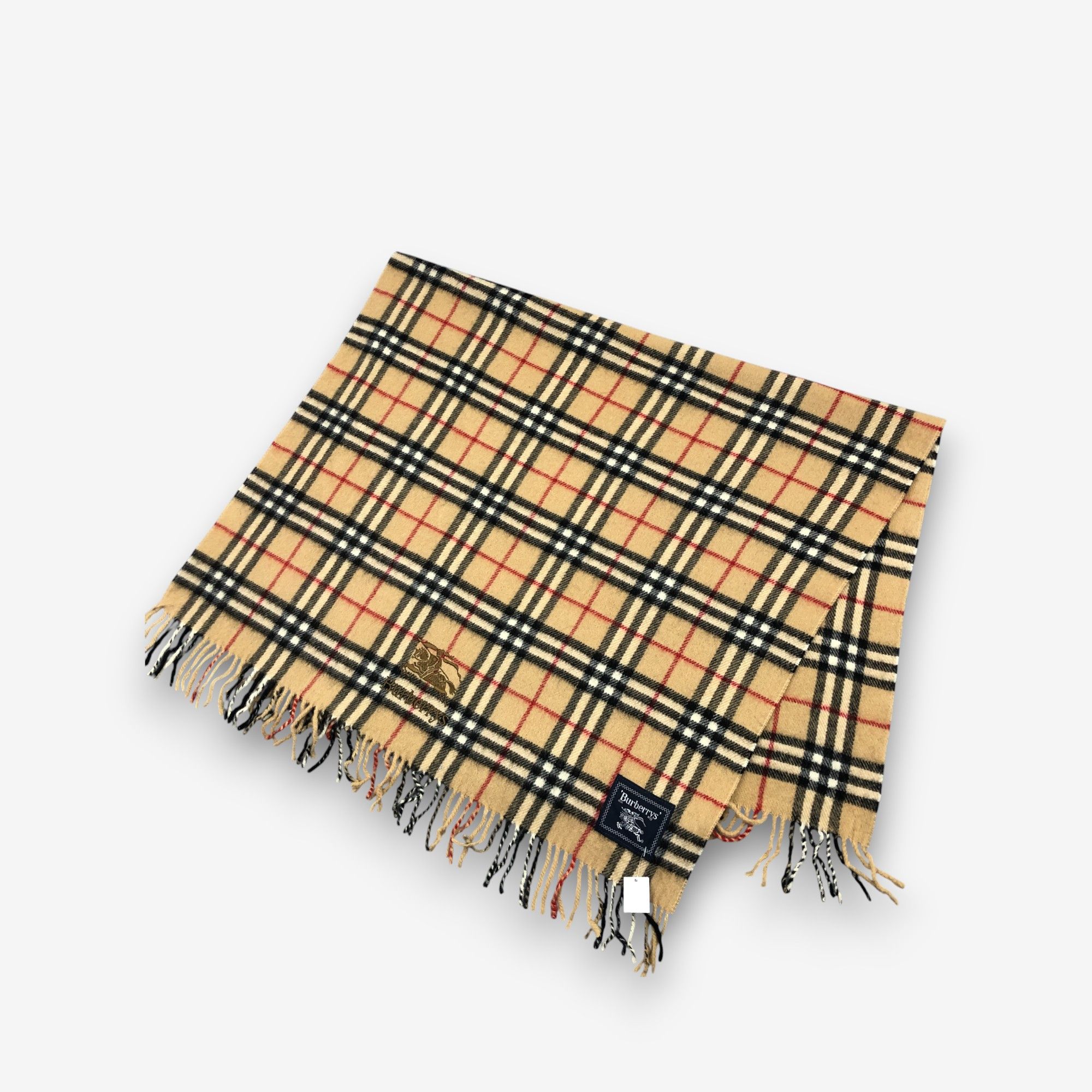 Burberry Vintage Burberry Scarf Muffler Wool Shawls Wraps Scarves Size ONE SIZE - 4 Thumbnail