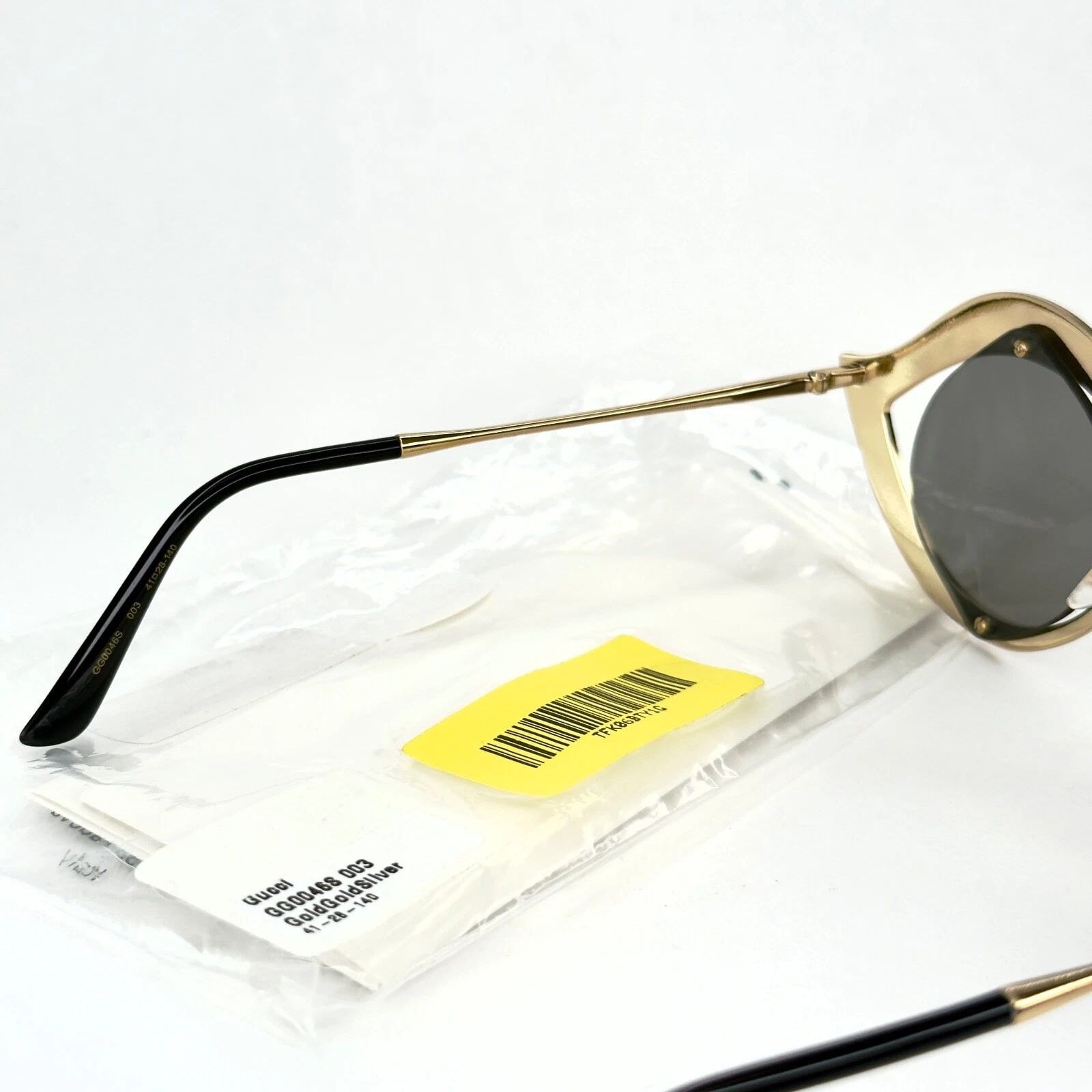 Gucci GUCCI GG0046S CRYSTAL LIPS Stud 0046 Gold Pink Silver Size ONE SIZE - 2 Thumbnail