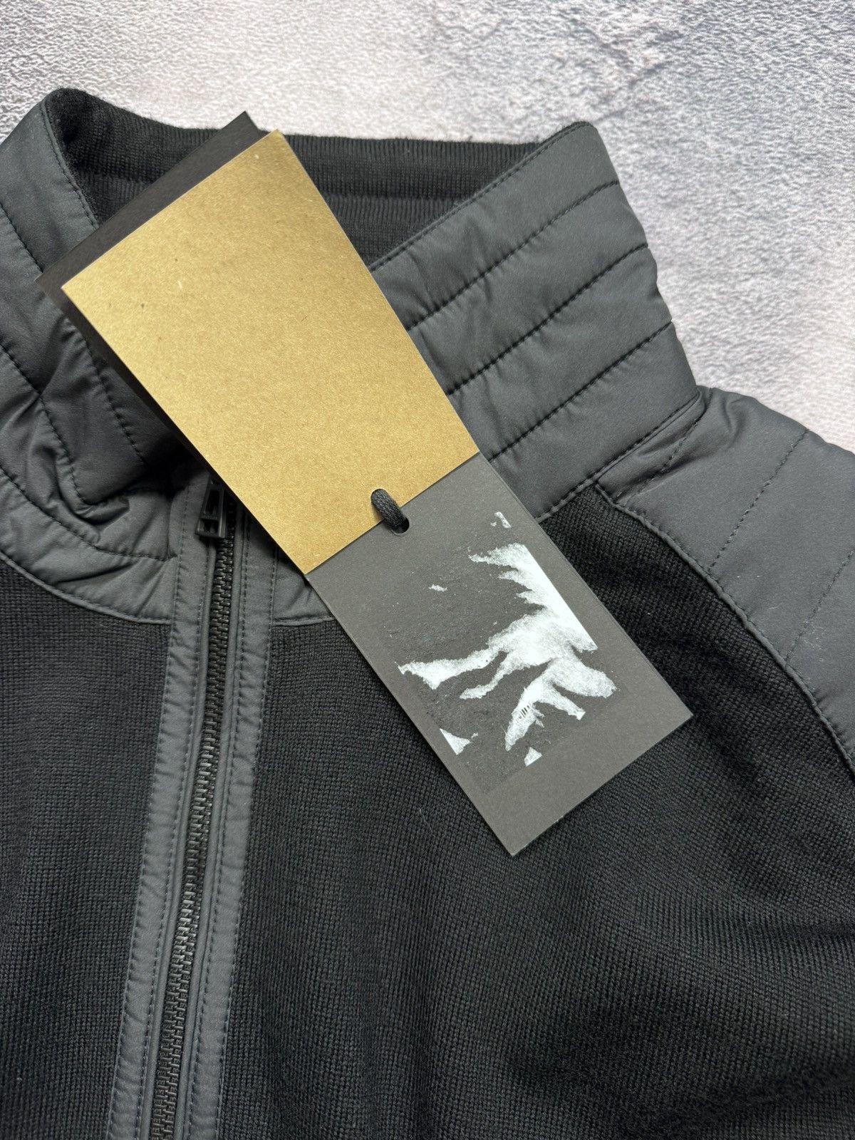 Belstaff Belstaff Quarter-Zip Hybrid Knit Pullover Size US XXL / EU 58 / 5 - 7 Thumbnail