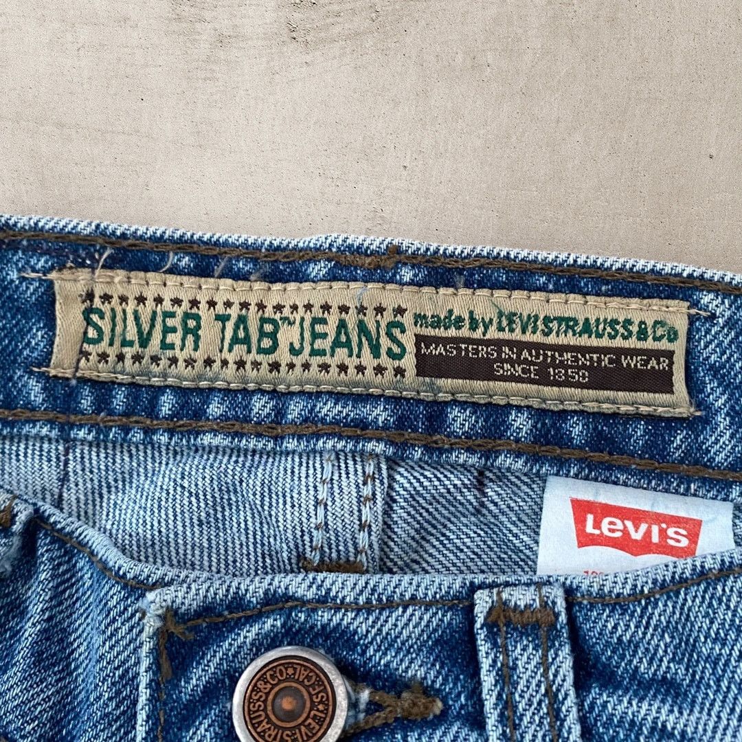 Levi's Vintage Levi's Silver Tab Jorts Button Fly Denim Jean Shorts Size US 29 - 5 Thumbnail
