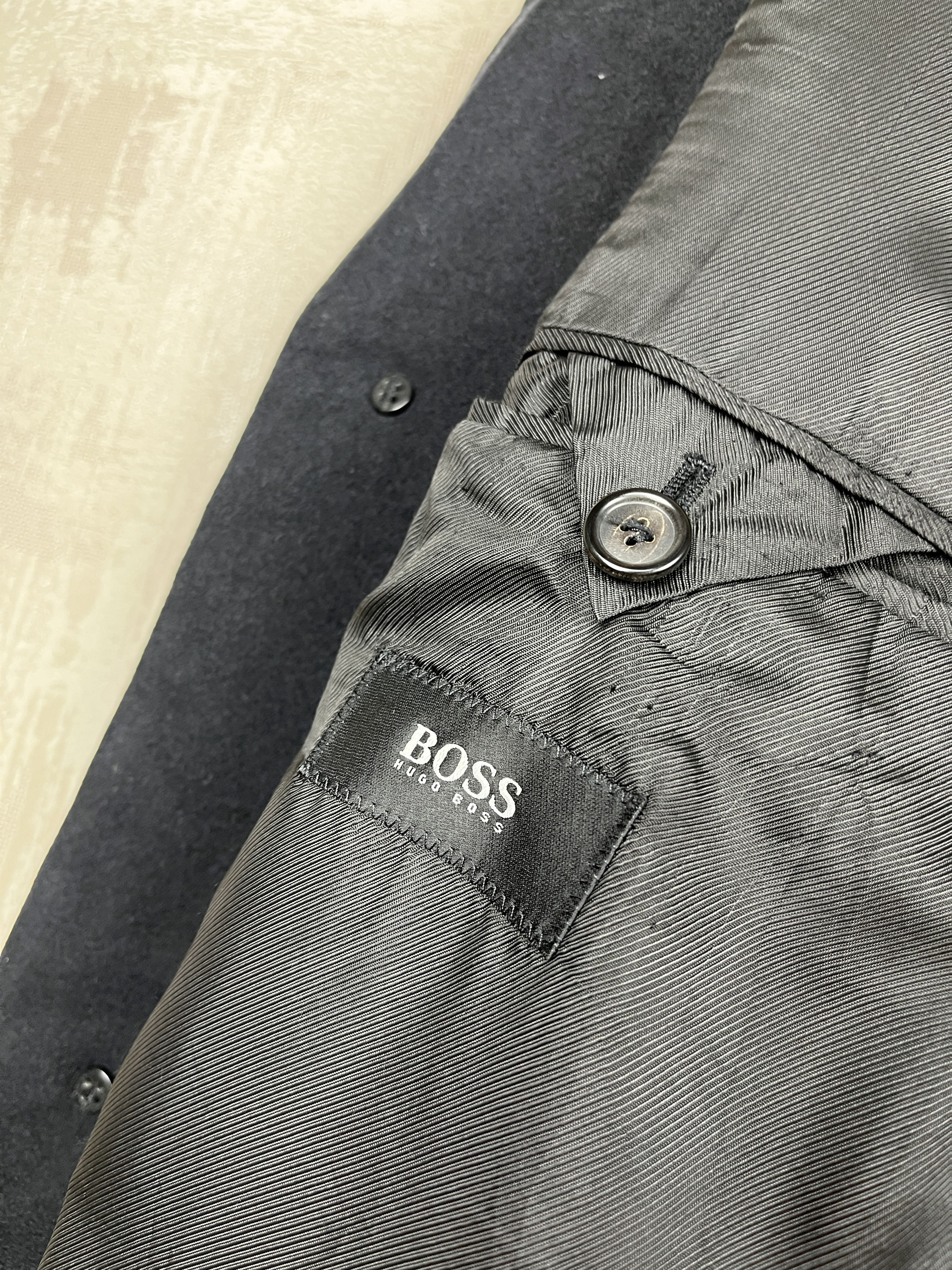 Hugo Boss × Vintage Vintage Hugo Boss 90% Wool / 10 % Cashmere Coat Jacket Size US L / EU 52-54 / 3 - 9 Thumbnail