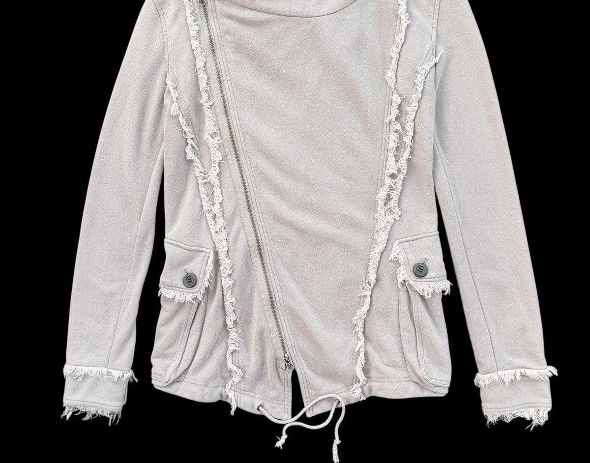 Japanese Brand Anne Kerry Cool Distressed Hooded Jacket – Asymmetrical Size US M / EU 48-50 / 2 - 5 Thumbnail
