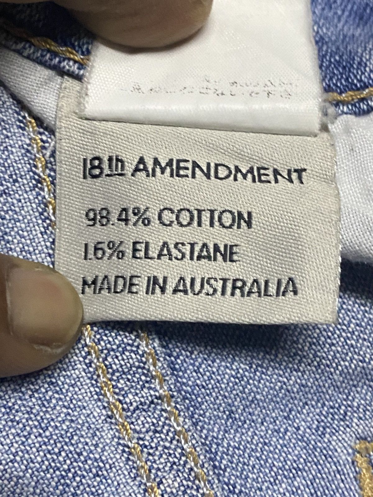 Japanese Brand Vintage Japanese Brand 18th Amendment Flare Jeans Size US 29 - 17 Thumbnail