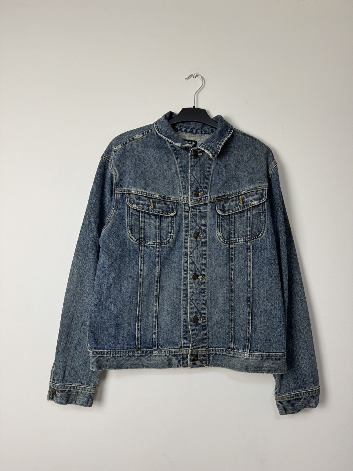 Polo Ralph Lauren Vintage Polo Ralph Lauren jeans co denim jacket streetwear Size US L / EU 52-54 / 3 - 1 Thumbnail