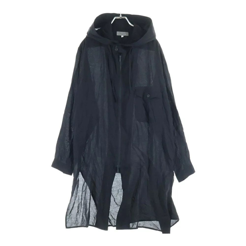 Yohji Yamamoto Yohji Yamamoto POUR HOMME 24SS LAWN A ZIPPER HOOD Size US M / EU 48-50 / 2 - 1 Thumbnail