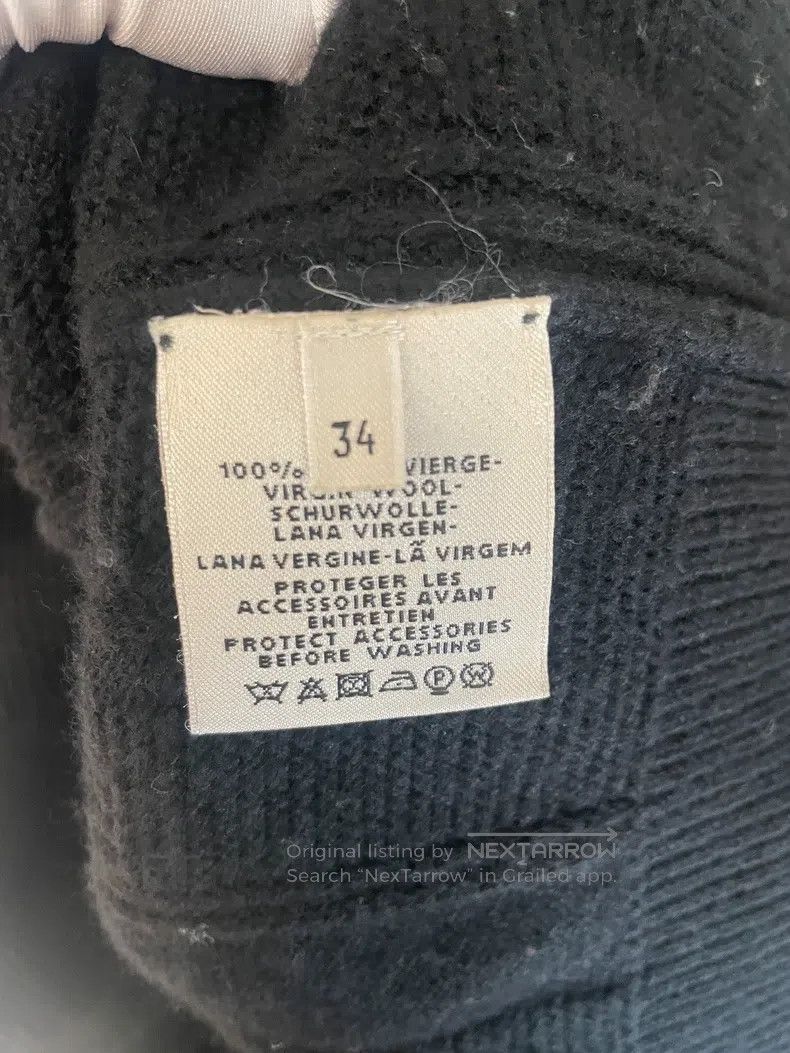 Hermes Hermes Black Wool Knit Hooded Sweatshirt Size XXS / US 00 / IT 34 - 6 Thumbnail