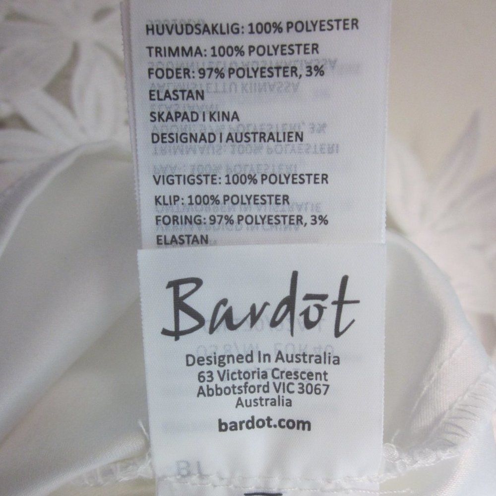 Other Bardot White Lace Dress Size 8 US Size M / US 6-8 / IT 42-44 - 6 Thumbnail