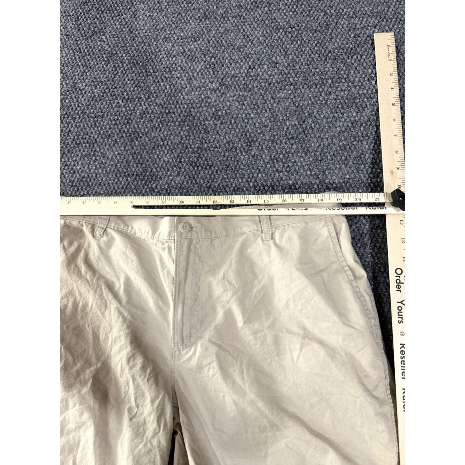 Vintage Columbia Mens PFG Shorts 38 Beige Canvas Chino 7 Inch Fishing Casual Cotton Shirt? Size US 38 / EU 54 - 3 Thumbnail