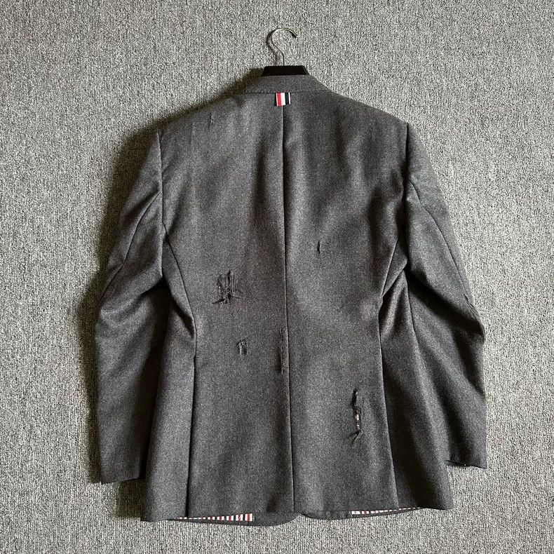 Thom Browne Thom Browne Destroy a wool suit Size US S / EU 44-46 / 1 - 4 Thumbnail