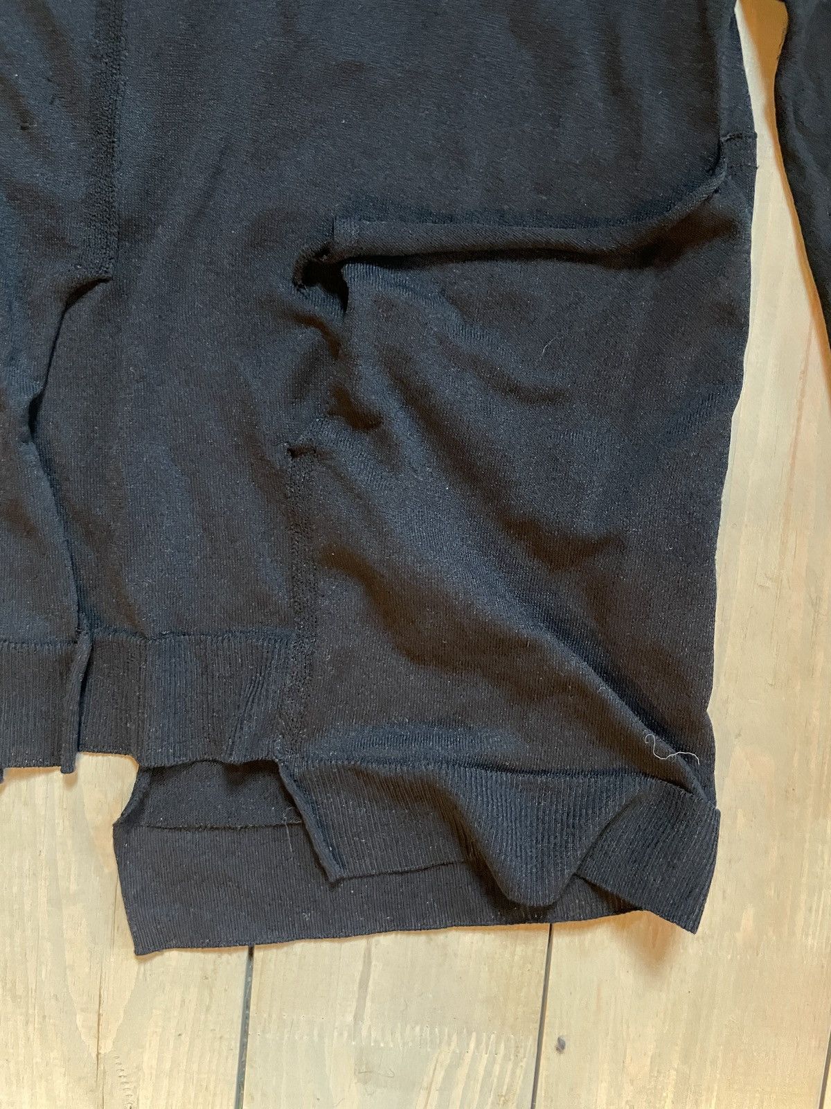 Yohji Yamamoto Yohji Yamamoto Sample distressed asymmetrical knit Size US S / EU 44-46 / 1 - 5 Thumbnail