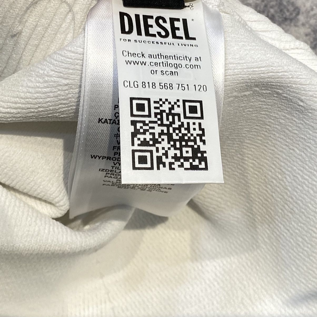 Diesel DIESEL M-Onerva Tank Top White Size S / US 4 / IT 40 - 10 Thumbnail